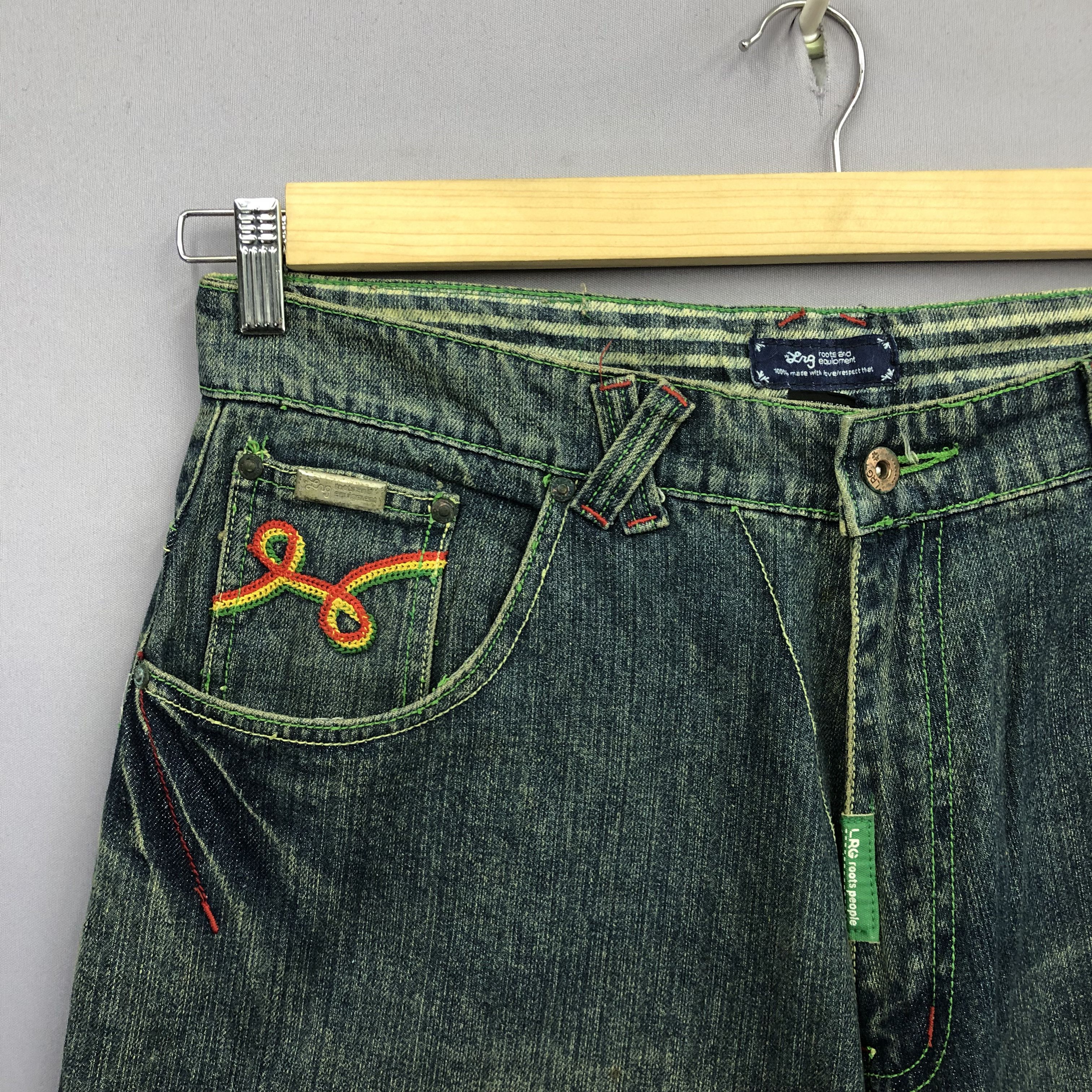 LRG Vintage Y2K LRG Skate Baggy Jeans Faded Loose Denim Pants Size US 36 / EU 52 - 7 Thumbnail