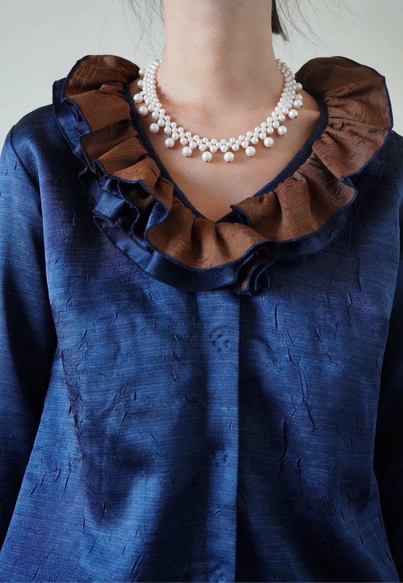 Romeo Gigli Romeo Gigli 1992ss Silk Ruffled Blouse - dmc Size US S / EU 44-46 / 1 - 1 Thumbnail