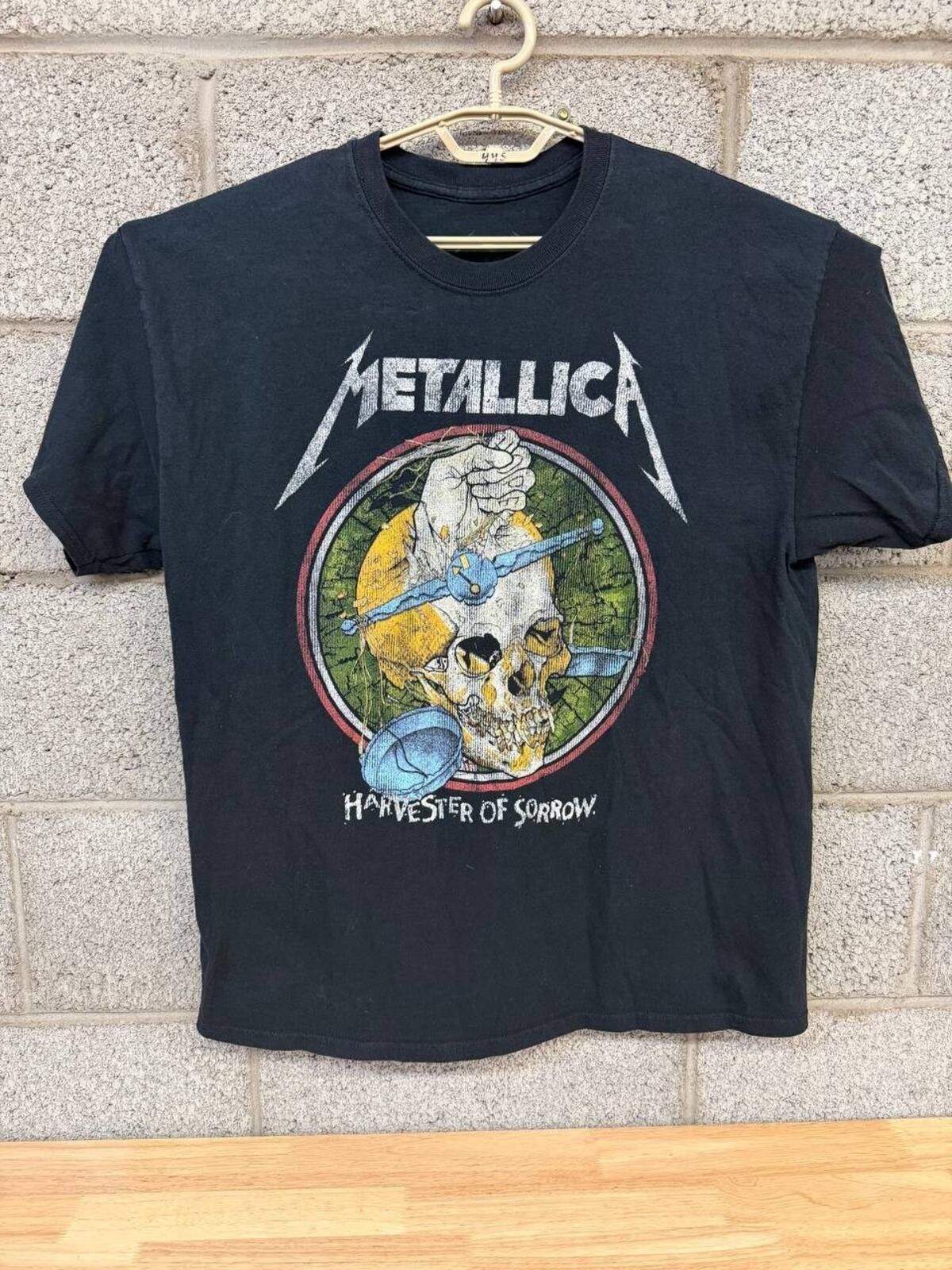 Metallica 2010 Metallica Harvester Of Sorrow TShirt XL Black Band Rock Size US XL / EU 56 / 4 - 1 Thumbnail