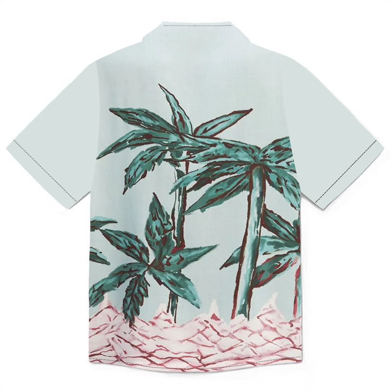 Designer × The Unbranded Brand Palms Row Viscose Bowling Shirt | Island Sophistication Size US S / EU 44-46 / 1 - 5 Thumbnail