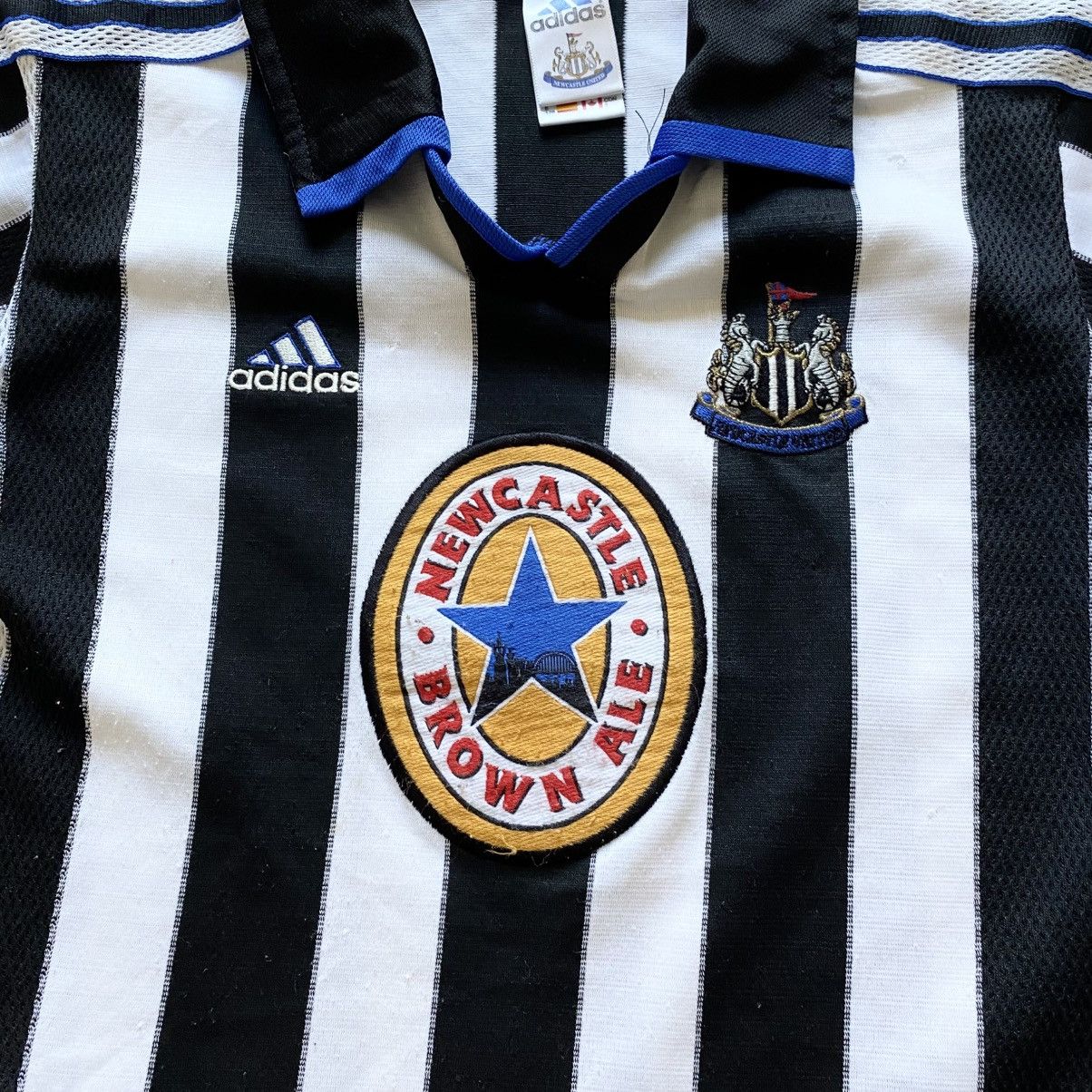 Vintage Rare 1996 Newcastle United Adidas Kids Y2K Jersey Tee Size US XXS / EU 40 - 2 Thumbnail