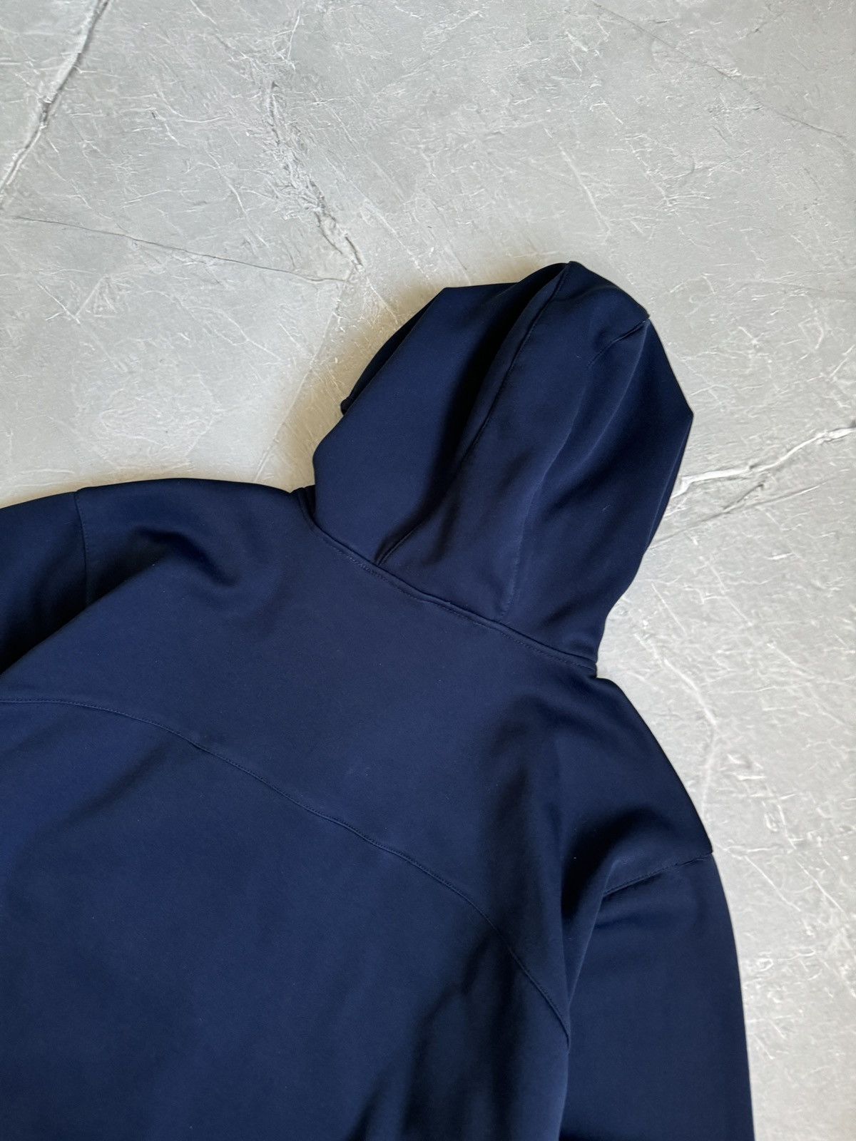 Nike Vintage 00s Nike Ninja Hoodie 1/2 Zip Navy Small Swoosh Y2k Size US M / EU 48-50 / 2 - 16 Thumbnail