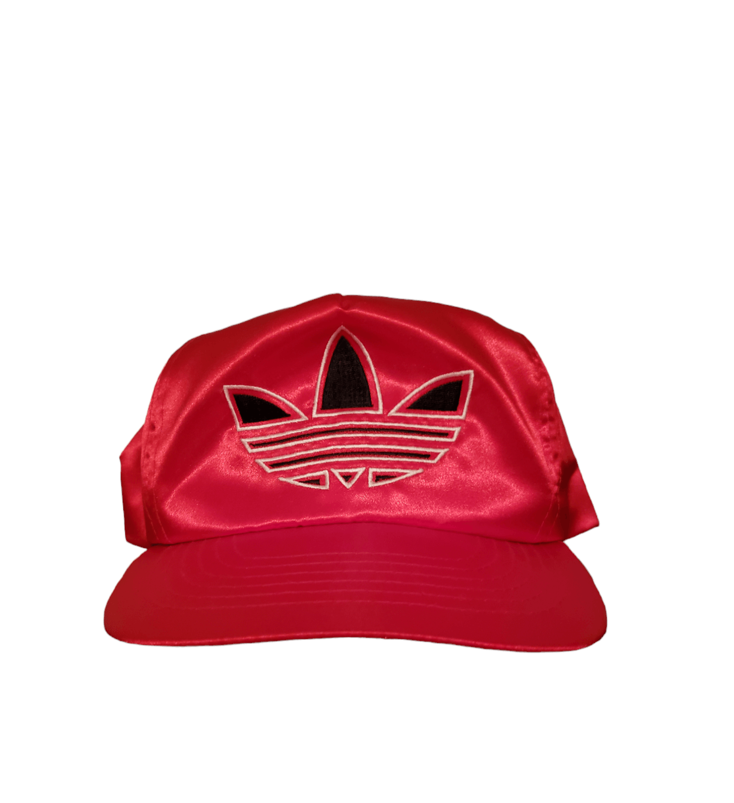 Adidas × Vintage Vintage 80s adidas Nylon Snapback Hat Red Size ONE SIZE - 1 Thumbnail