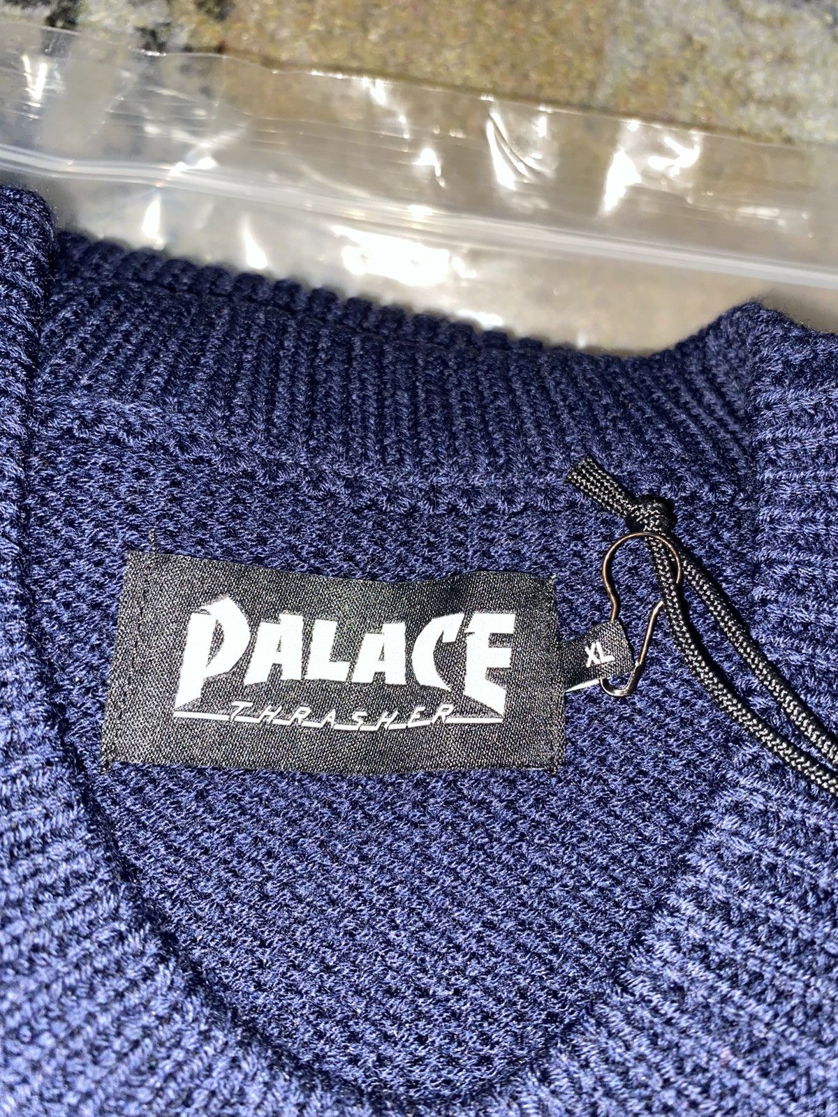 PALACE THRASHER KNIT Navy Mサイズ | camillevieraservices.com