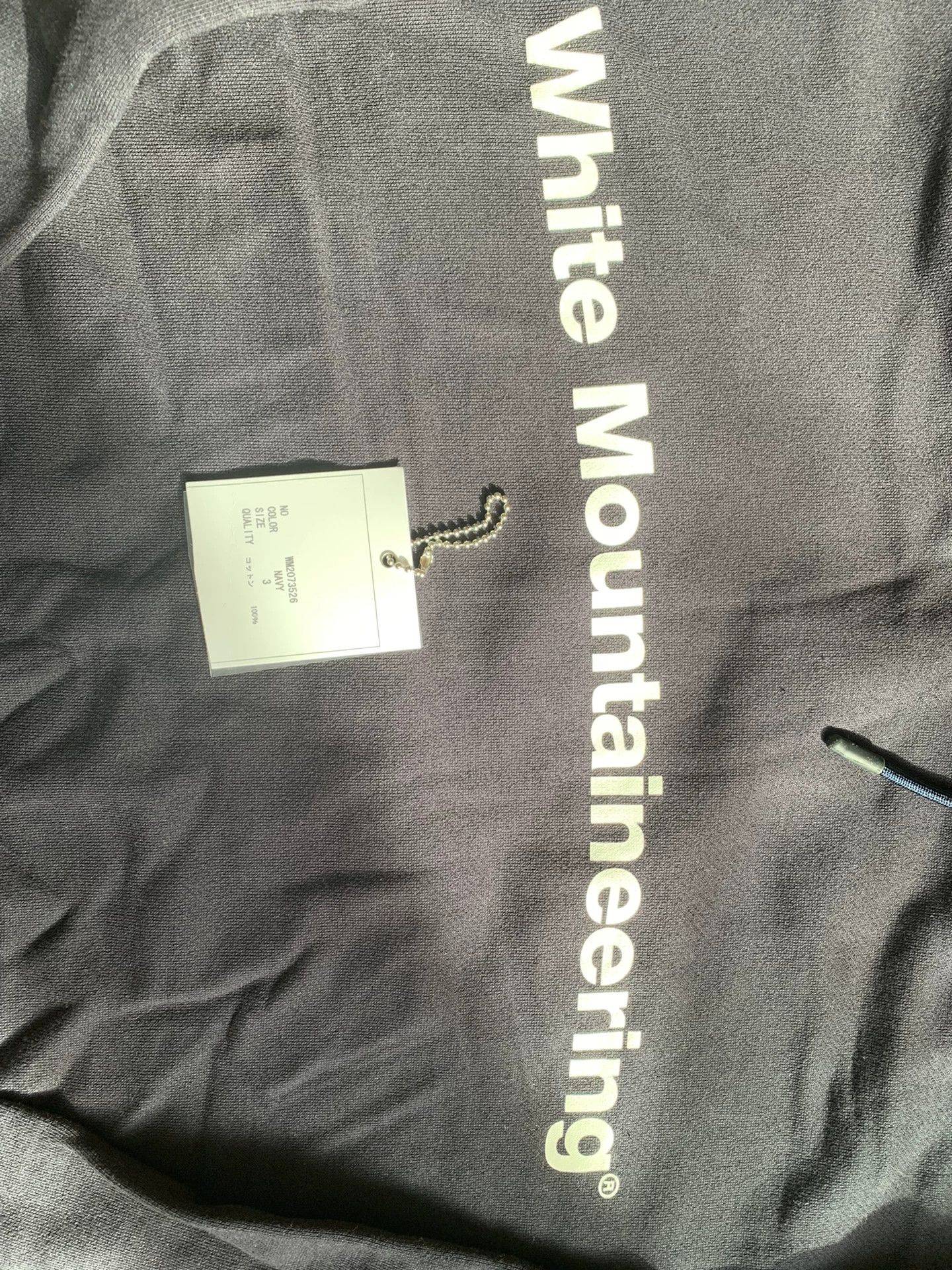 White Mountaineering WHITE MOUNTAINEERING Navy L New Sweatshirt Size US L / EU 52-54 / 3 - 3 Thumbnail