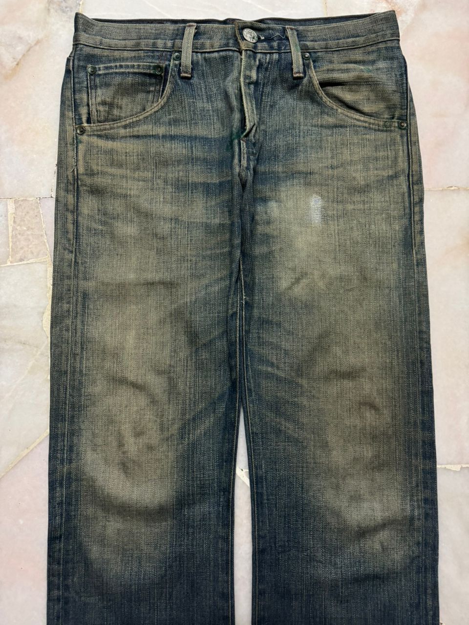 Levi's 💥Insane💥90s Levi’s 505 Premium Rusty Mudwash Thrashed Nice Size US 30 / EU 46 - 3 Thumbnail