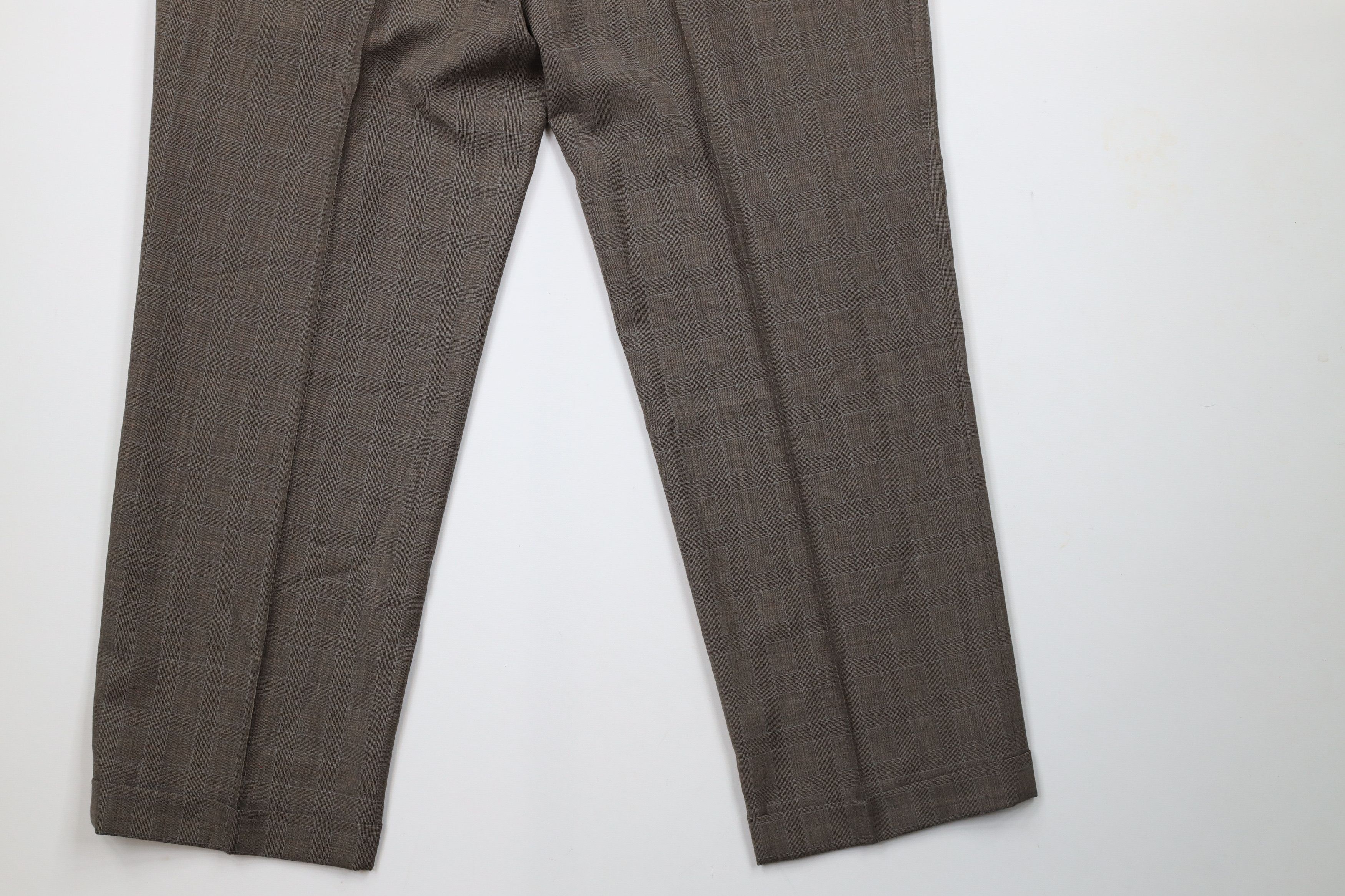 Vintage Vintage 90s Streetwear Pleated Cuffed Wide Leg Chino Pants Size US 36 / EU 52 - 12 Thumbnail
