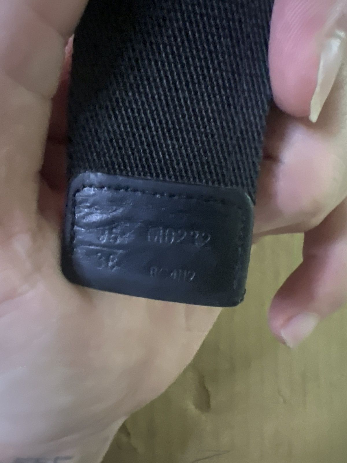 Louis Vuitton Louis Vuitton M0232 Belt Monogram Eclipse Signature 95/36 Size 36 - 4 Thumbnail