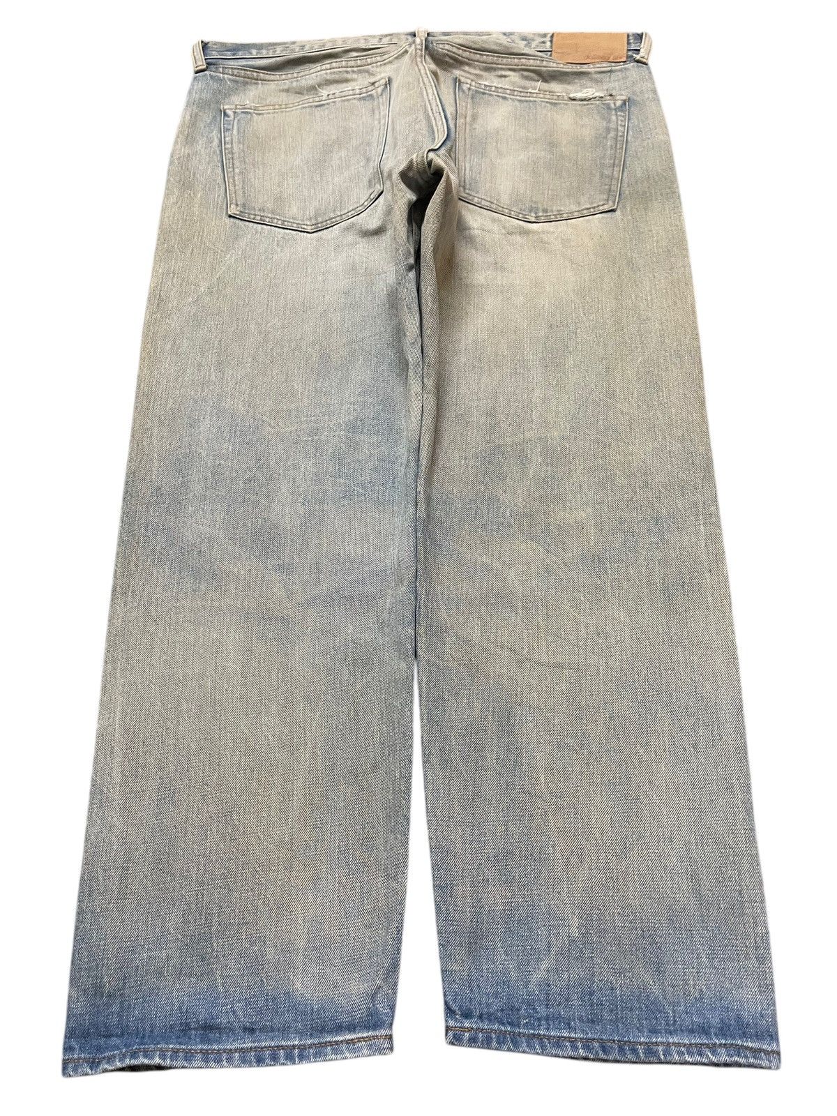 JNCO Vintage Japanese Brand Mud Faded Wash Style Baggy Jeans Size US 36 / EU 52 - 2 Thumbnail