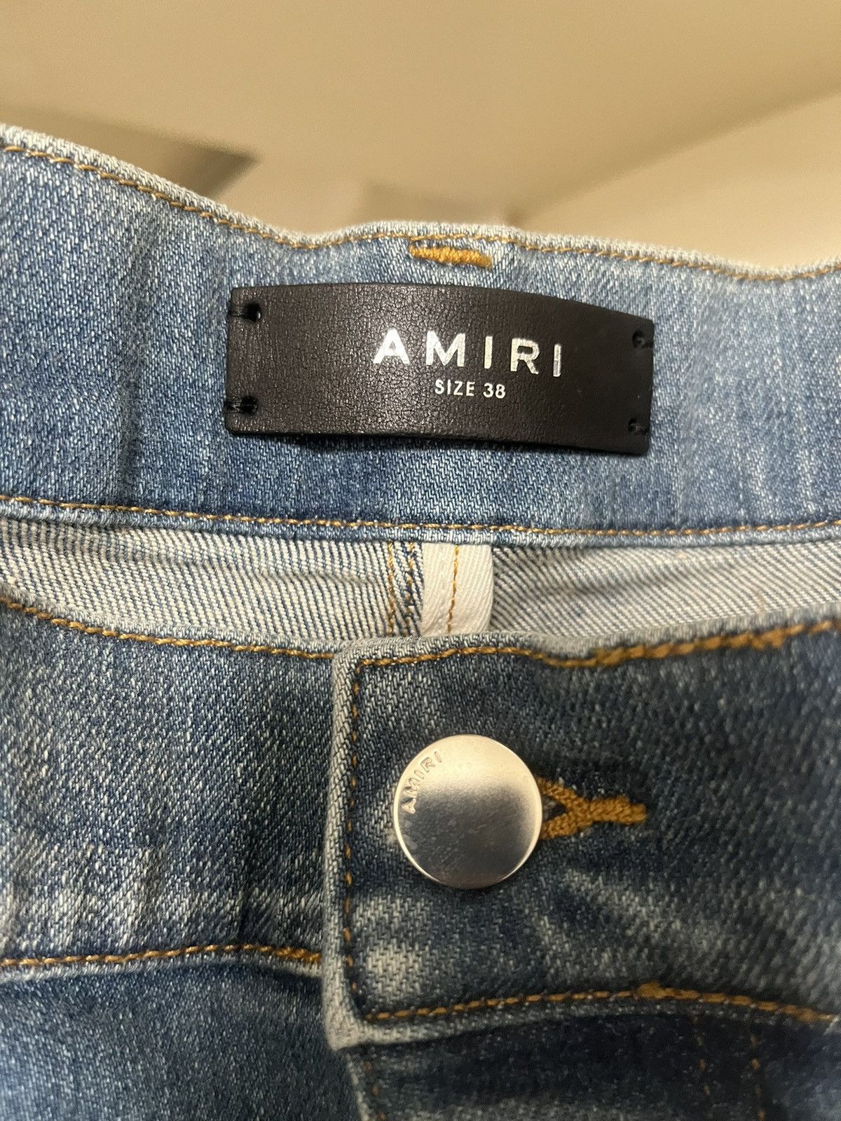 Amiri Amiri Stack Jeans sz 38 Size US 38 / EU 54 - 3 Thumbnail