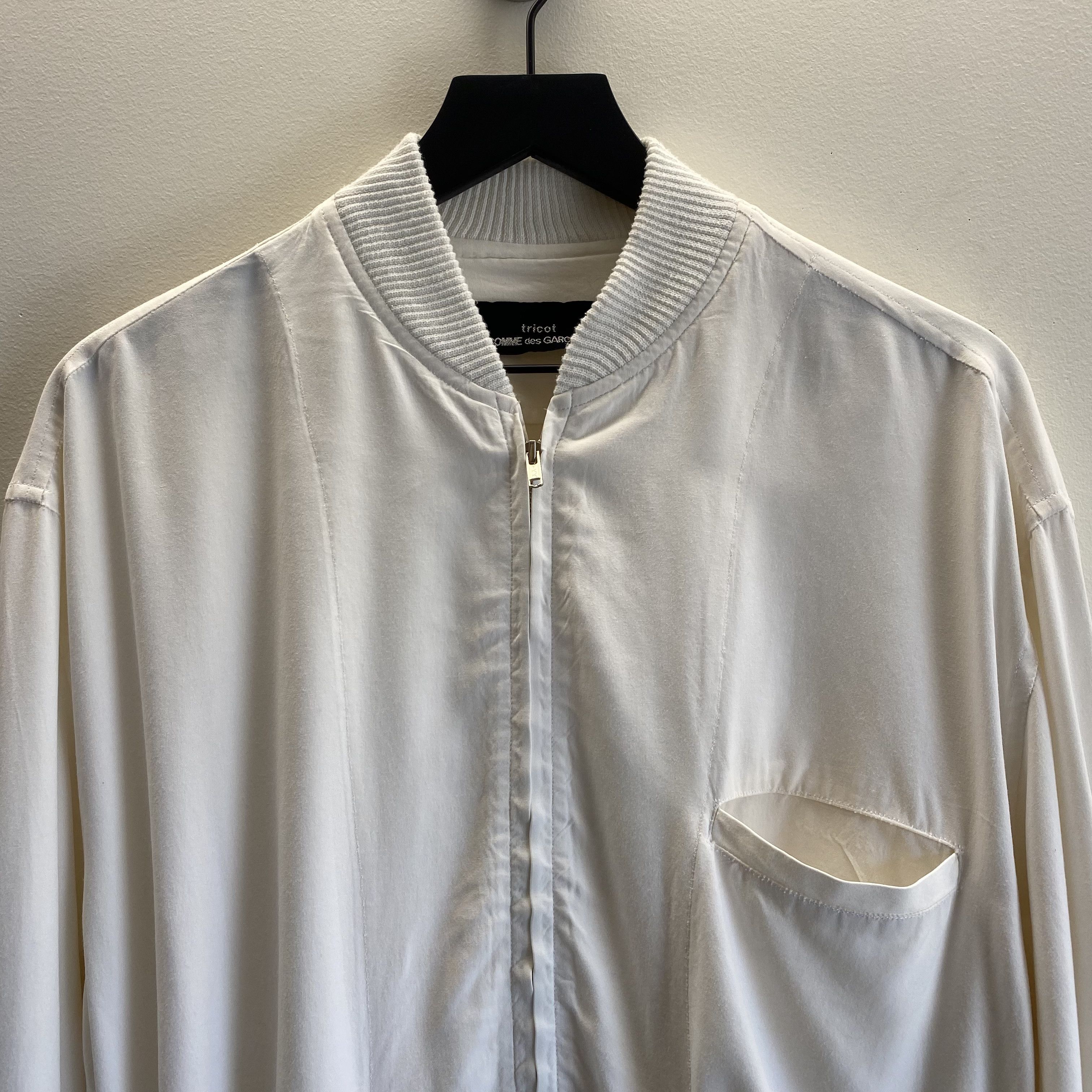 Tricot Comme des Garcons Comme des Garçons tricot Lightweight Bomber Jacket Size M / US 6-8 / IT 42-44 - 2 Thumbnail