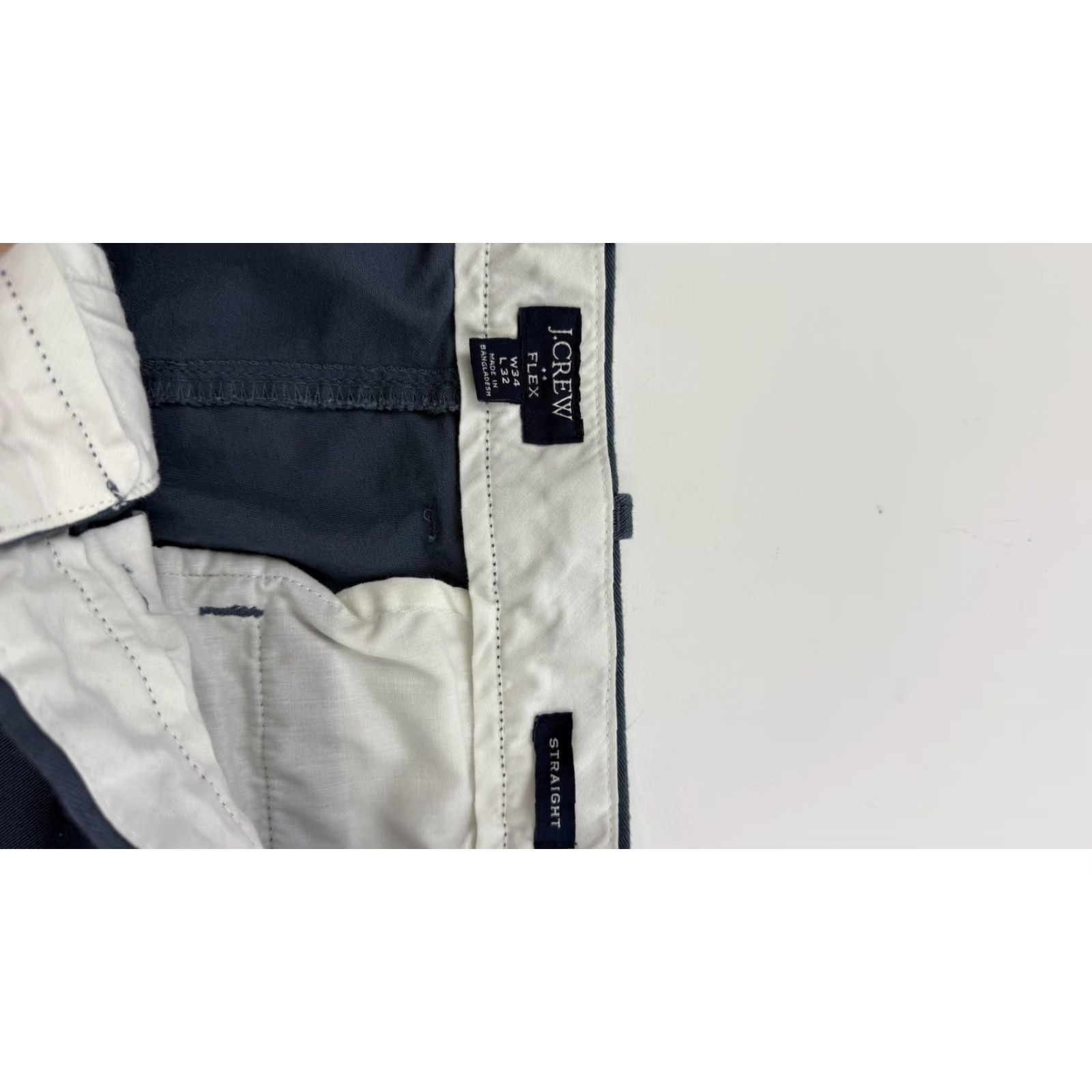 J.Crew J.Crew Pants Mens 32x32 Navy Blue Straight Reimagined Lightweight Casual Flex Pants Size US 32 / EU 48 - 2 Thumbnail