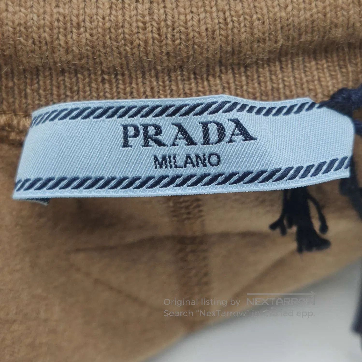 Prada Prada Wool Cashmere Blend Long Trousers . Size 37" - 5 Thumbnail
