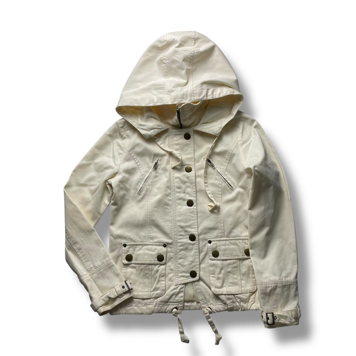 Le Grande Bleu (L.G.B.) 🇯🇵 LIS LIZA BUTTON UP FULL ZIP MULTIPOCKET PUNK BIKER JACKET Size M / US 6-8 / IT 42-44 - 8 Thumbnail