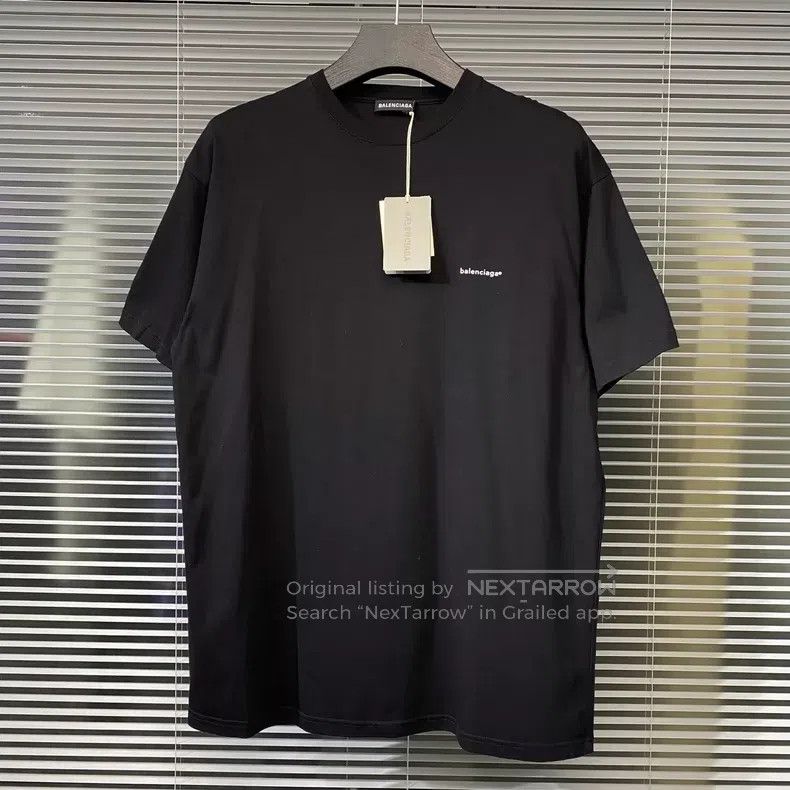 Balenciaga Balenciaga Short-sleeve T-shirt with mailbox letter print Size US M / EU 48-50 / 2 - 1 Thumbnail