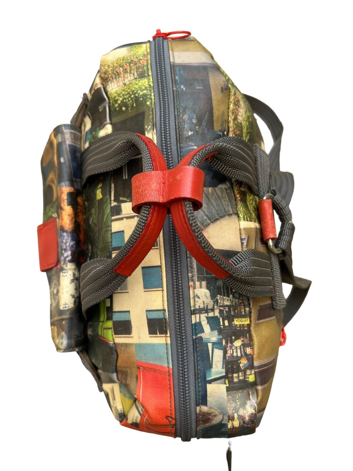 Vintage Arukan Japan Tarpaulin Printed Backpack Size ONE SIZE - 12 Thumbnail