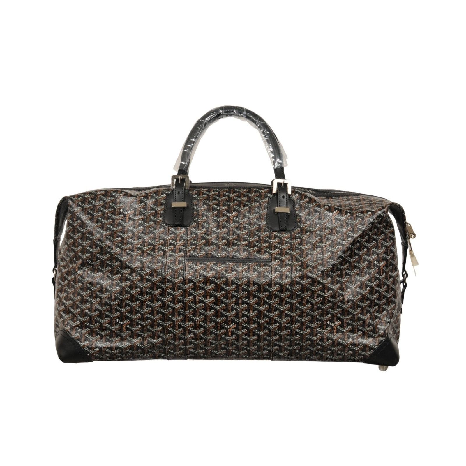 Goyard Boeing 55 Duffle Bag Black Brown Travel Carry On Weekend Size ONE SIZE - 1 Thumbnail
