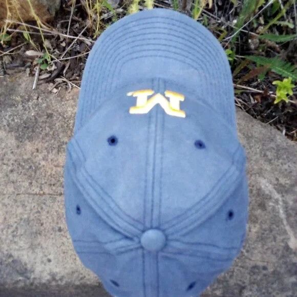NCAA × Vintage Vintage 90s Michigan Wolverines Snap Back Hat Back Hit Size ONE SIZE - 4 Thumbnail