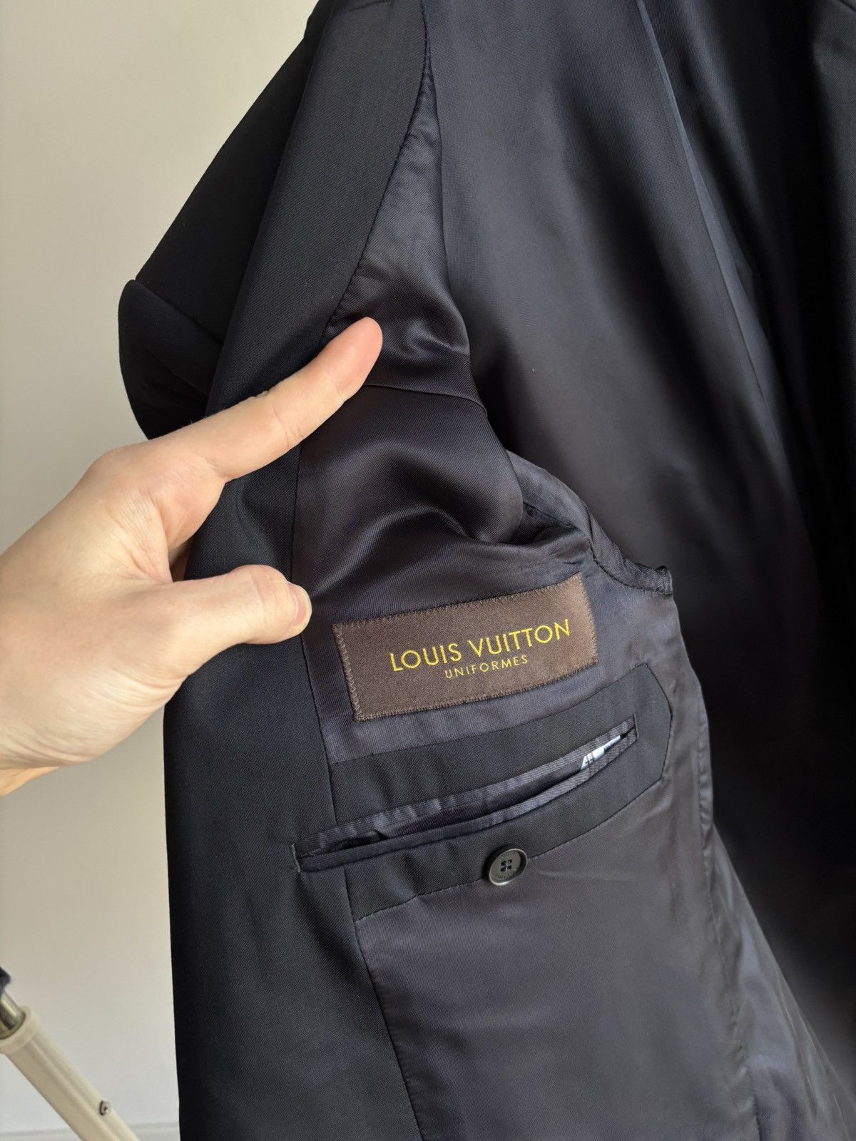 Louis Vuitton Louis Vuitton Uniforms Wool Blazer Size 44R - 7 Thumbnail