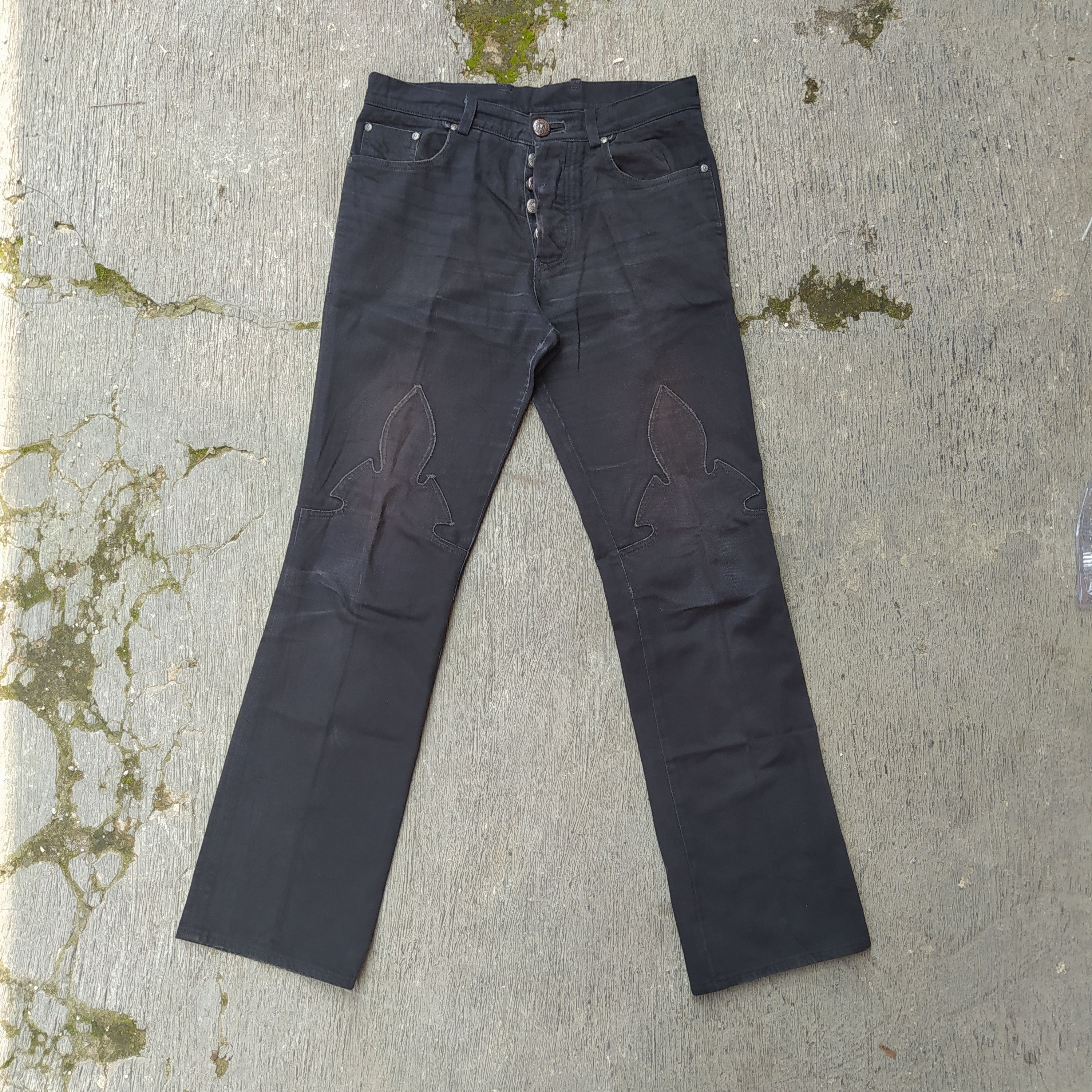 Chrome Hearts Chrome Hearts 90's Fleur Knee jeans Size US 31 - 1 Thumbnail