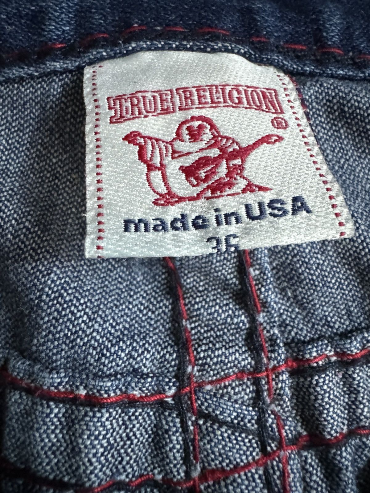 True Religion Red Stitch True Religion Size US 36 / EU 52 - 5 Thumbnail