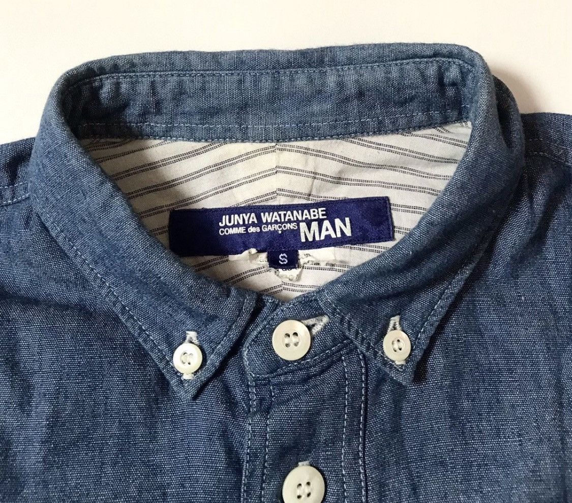 Junya Watanabe Vintage junya watanabe man cdg chambray button down Size US S / EU 44-46 / 1 - 2 Thumbnail