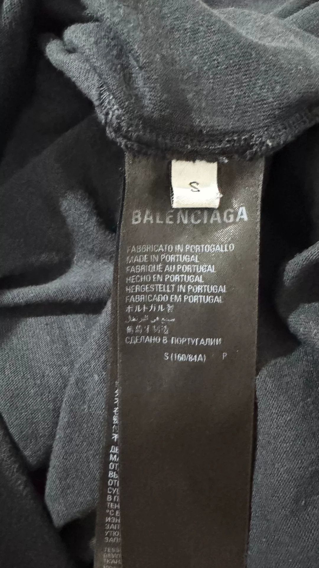 Balenciaga Balenciaga Short Sleeve Black T-Shirt Size S Size US S / EU 44-46 / 1 - 3 Thumbnail