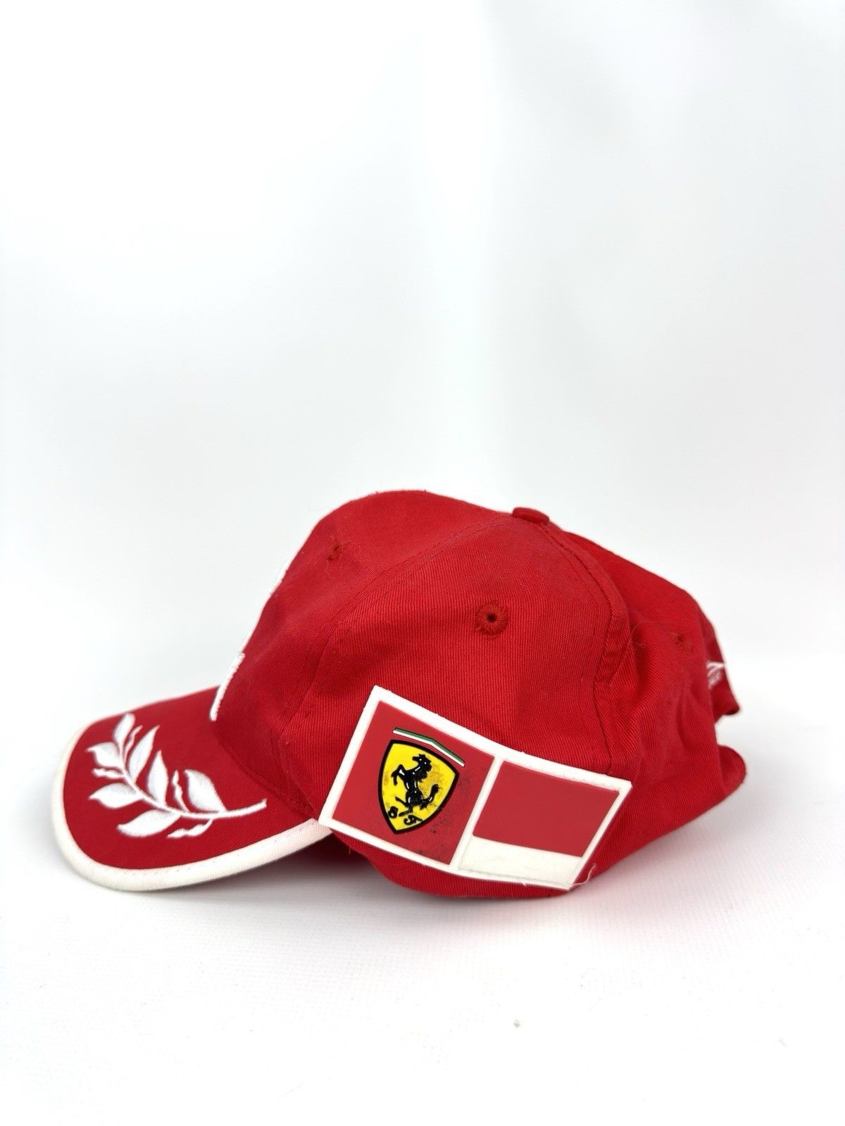 Ferrari RARE Vtg Michael Schumacher 1 FERRARI DEKRA Formula 1 Cap Size ONE SIZE - 4 Thumbnail