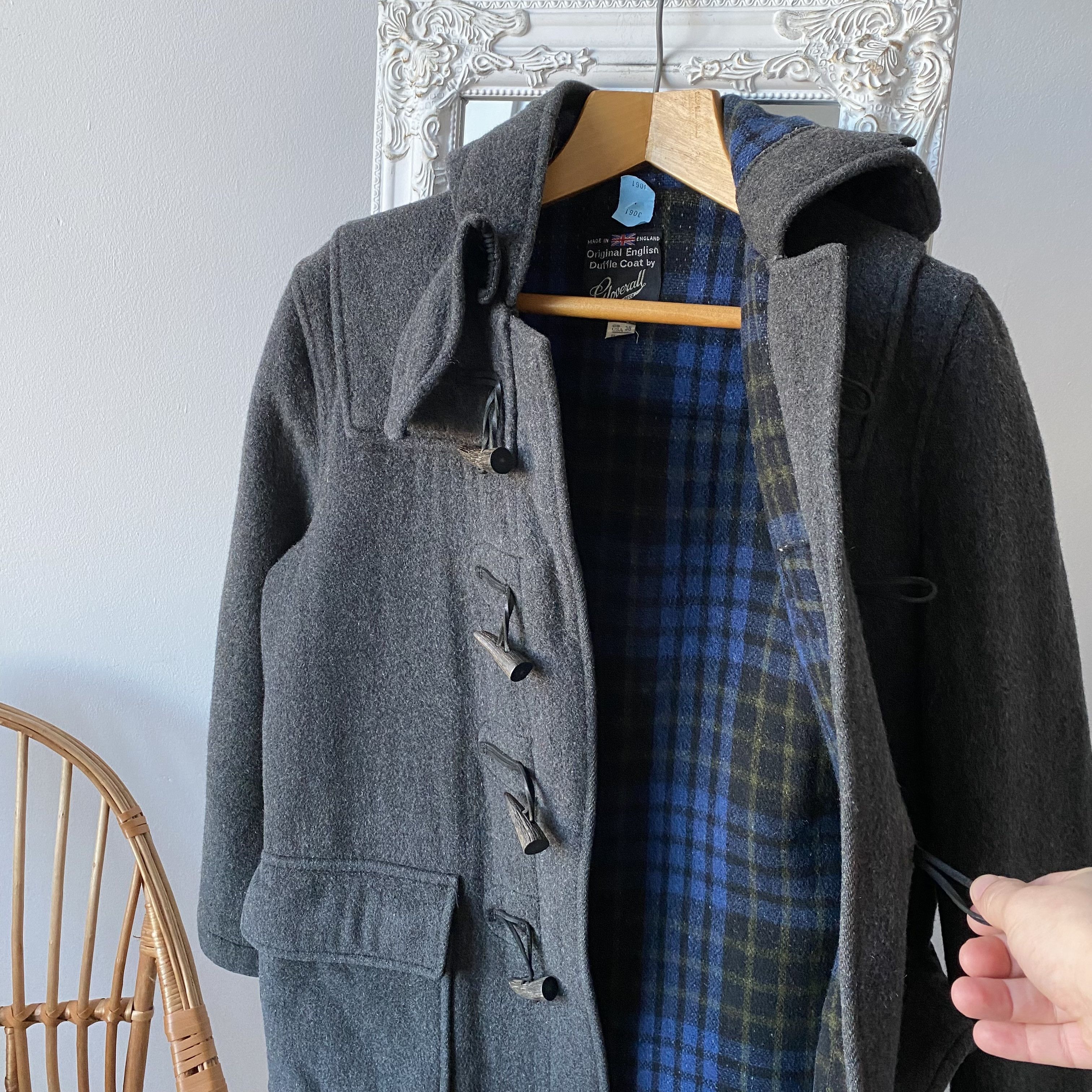 Gloverall Vintage 80s Gloverall Vintage Duffel Coat Wool england Size US M / EU 48-50 / 2 - 7 Thumbnail