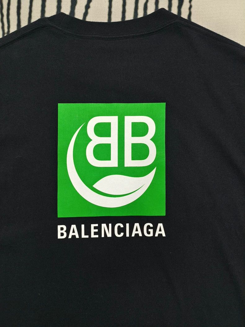 Balenciaga Balenciaga Double B letter eco-friendly logo black short sl Size US S / EU 44-46 / 1 - 2 Thumbnail