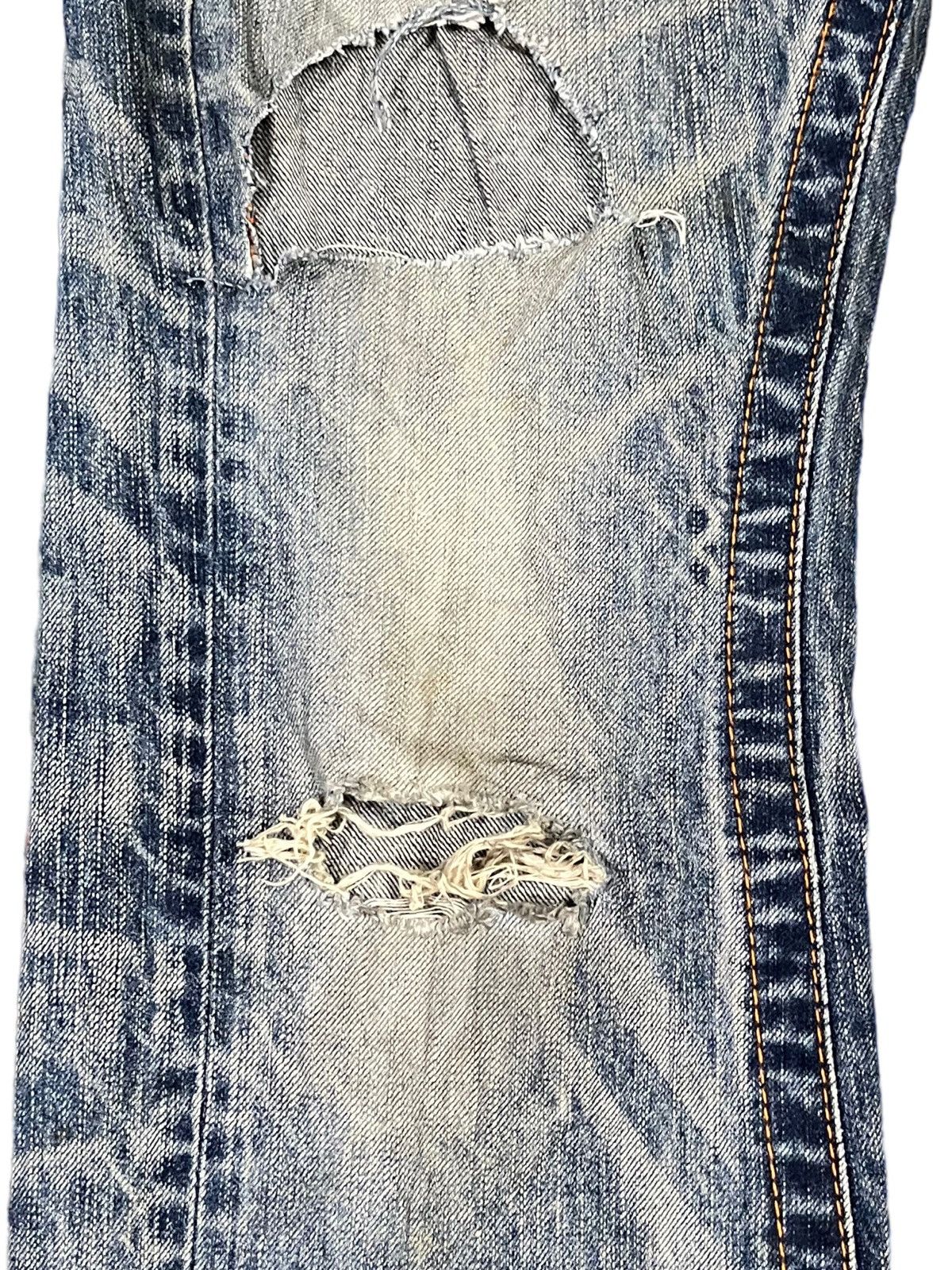 Hysteric Glamour Vintage Blue Way Flare Punk Denim Size US 29 - 6 Thumbnail