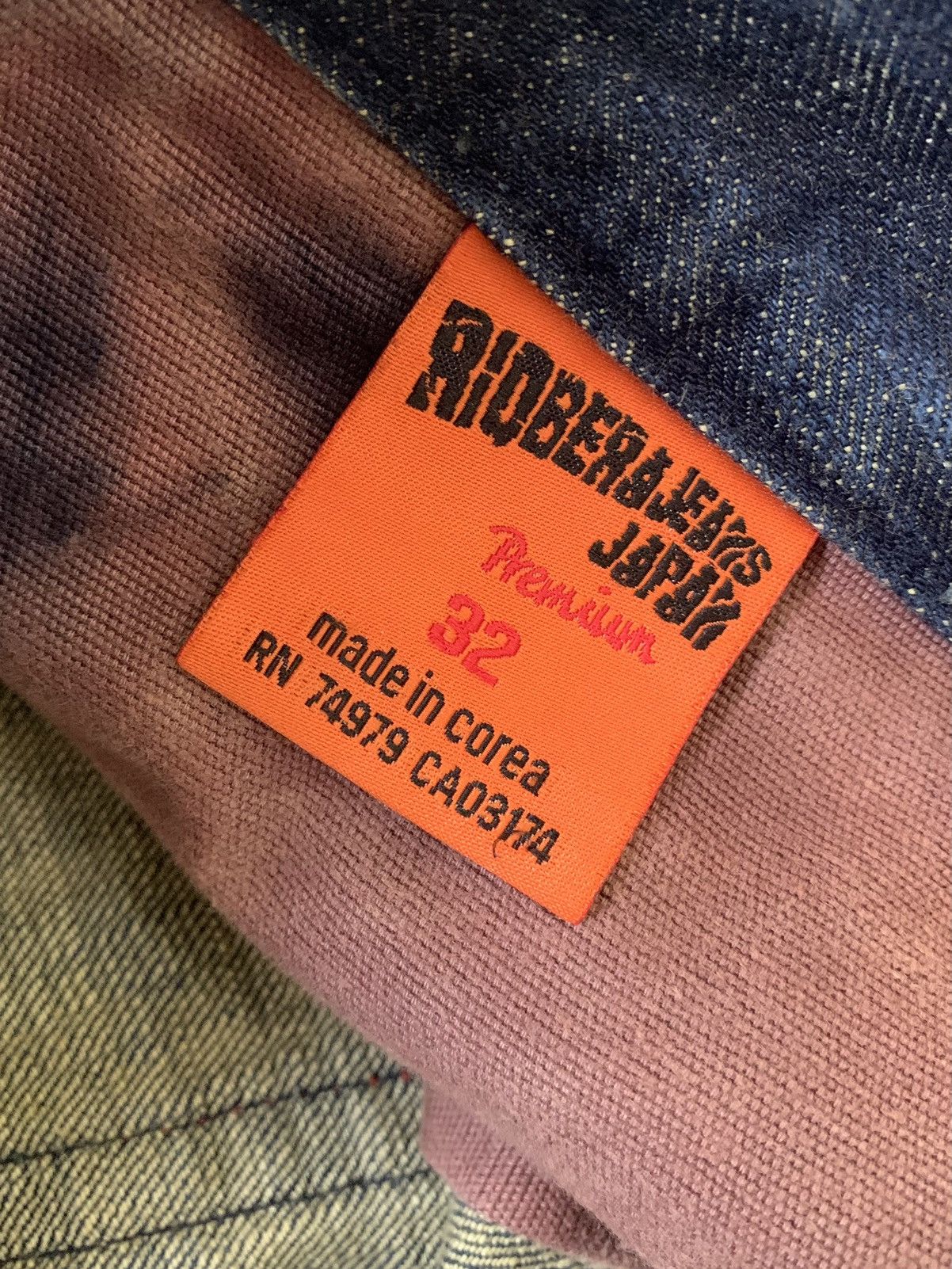 If Six Was Nine Vintage Biobera Barbwire Distress Flared Jeans Size US 34 / EU 50 - 2 Thumbnail