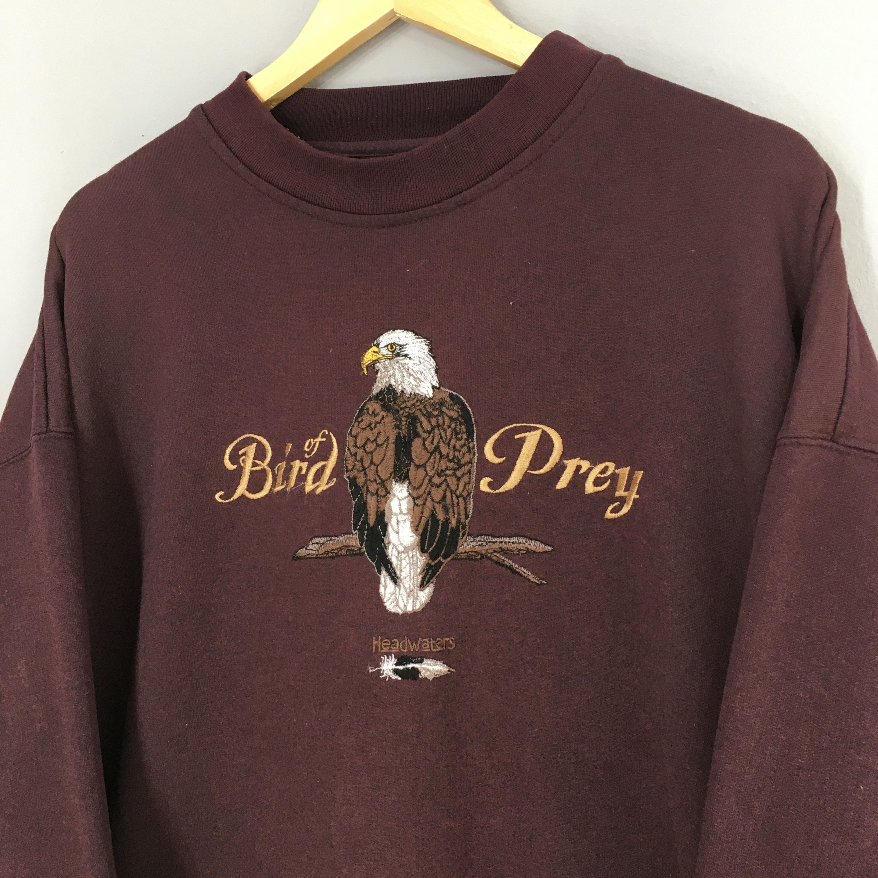 Habitat Vintage 90s Bird Prey Wildlife Sweatshirt XXLarge Size US XXL / EU 58 / 5 - 4 Thumbnail