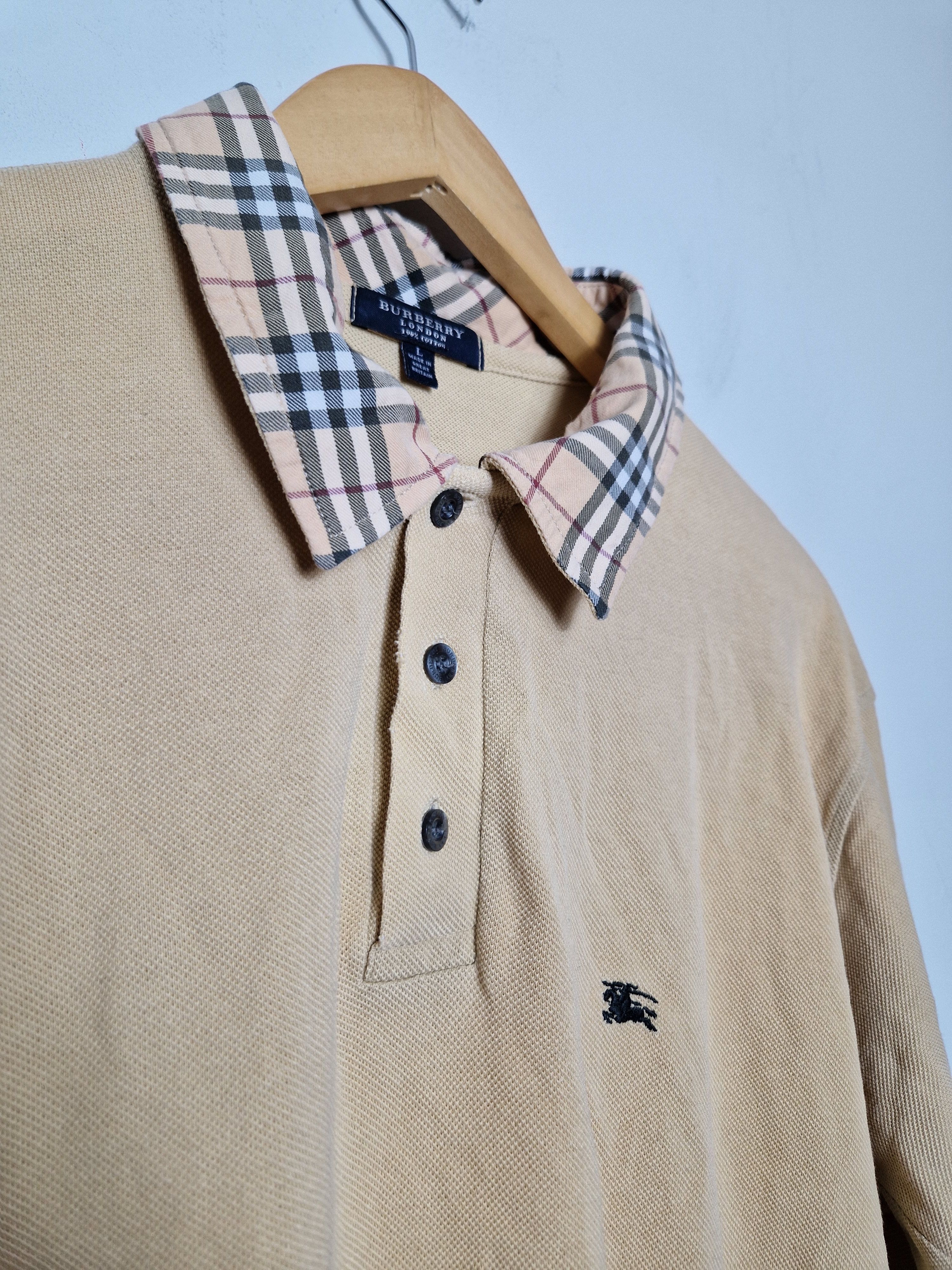 Burberry Burberry vintage polo tee Size US XL / EU 56 / 4 - 3 Thumbnail