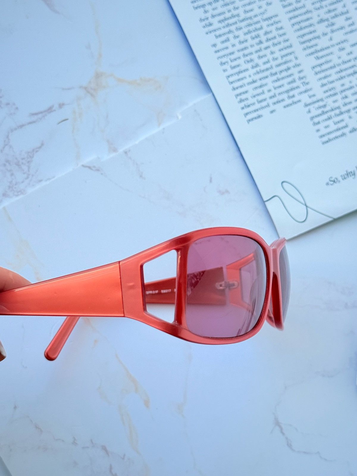 Prada Prada vintage red sunglasses SPR01F Size ONE SIZE - 20 Thumbnail