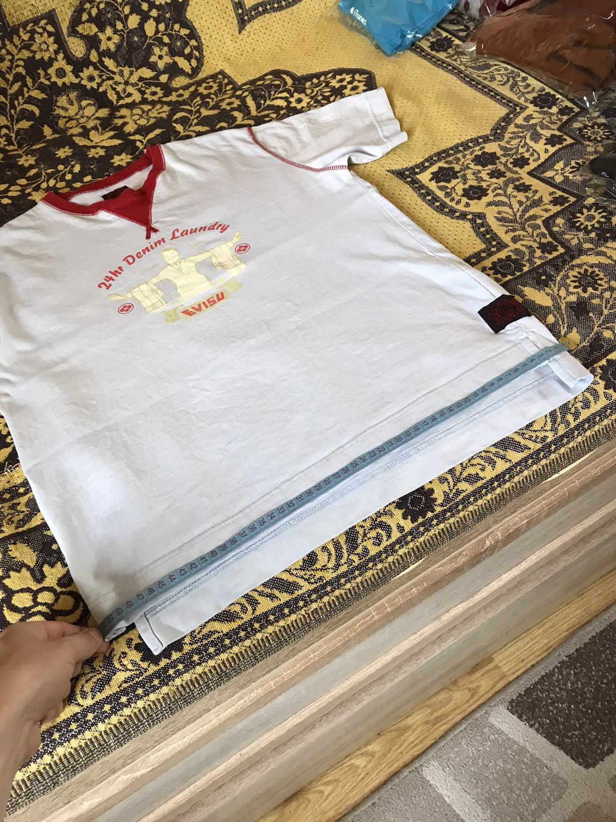 Evisu × Japanese Brand 🔥 Vintage Evisu Streetwear Y2K Japan T-Shirt Distressed Size US S / EU 44-46 / 1 - 14 Thumbnail