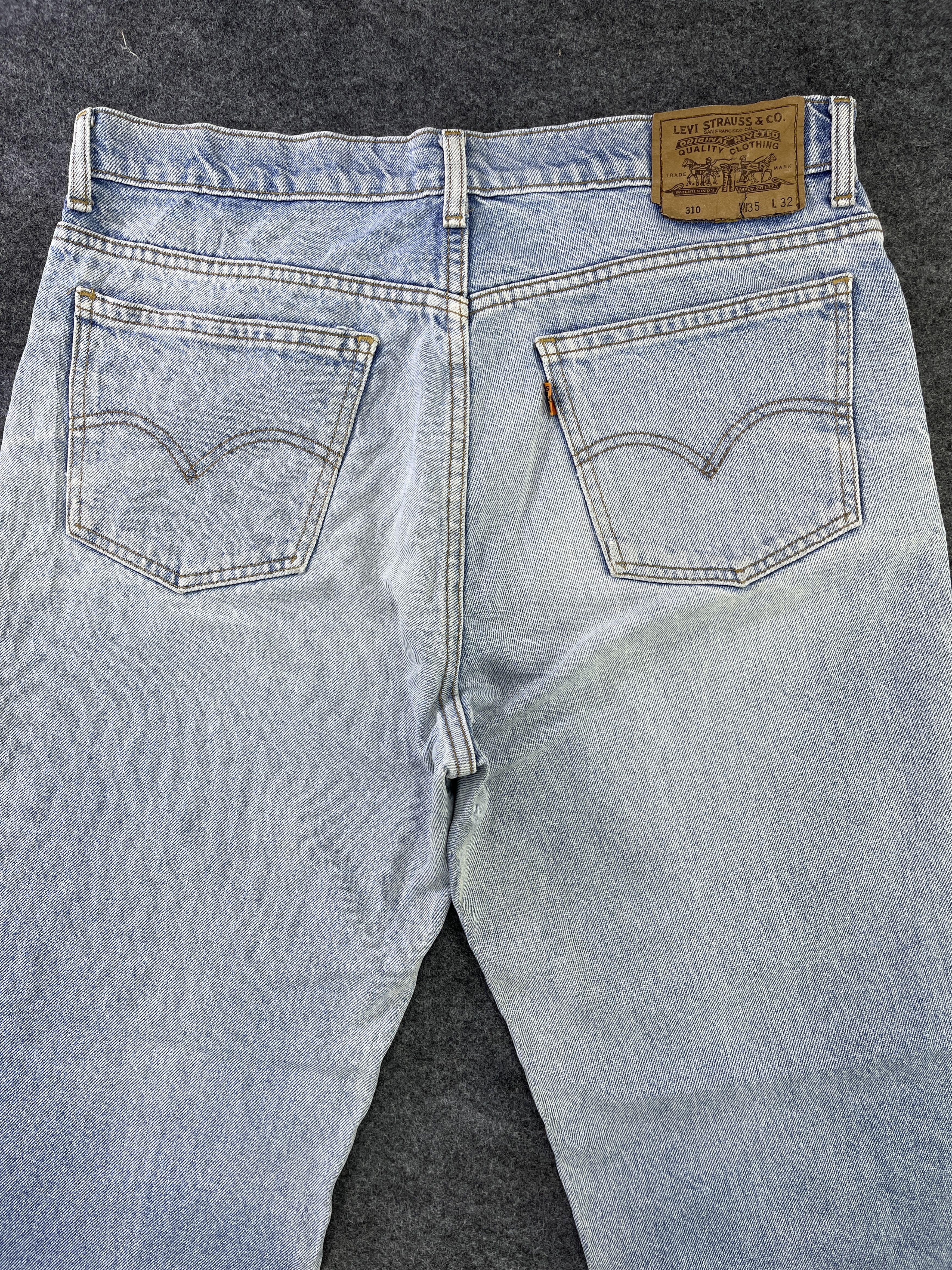 Levi's 90' Vintage Levis 310 LIght Wash Jeans - J925 Size US 34 / EU 50 - 4 Thumbnail