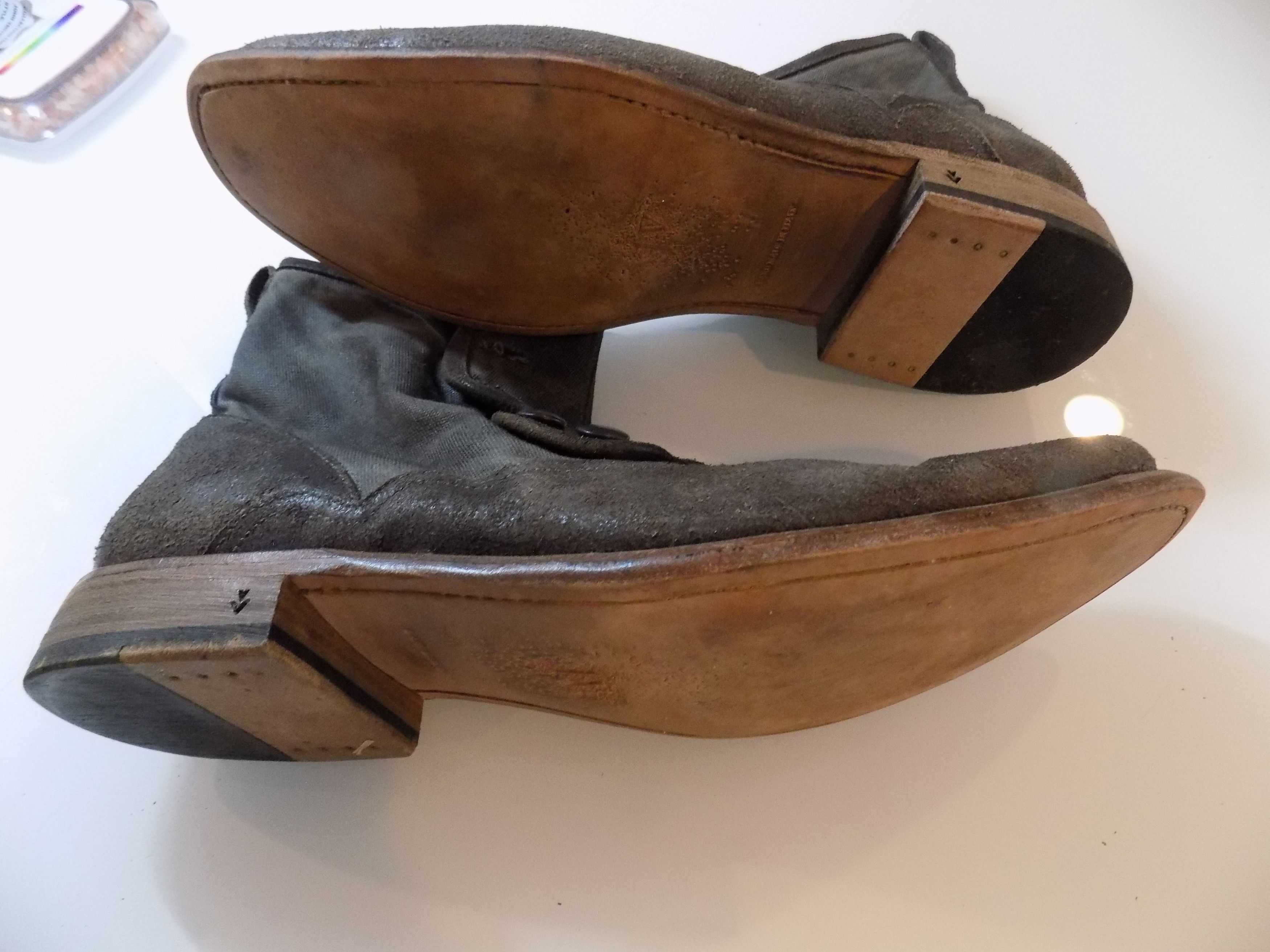 John Varvatos JV Bowery 5 Button Boot - Rough out Size US 11 / EU 44 - 5 Thumbnail