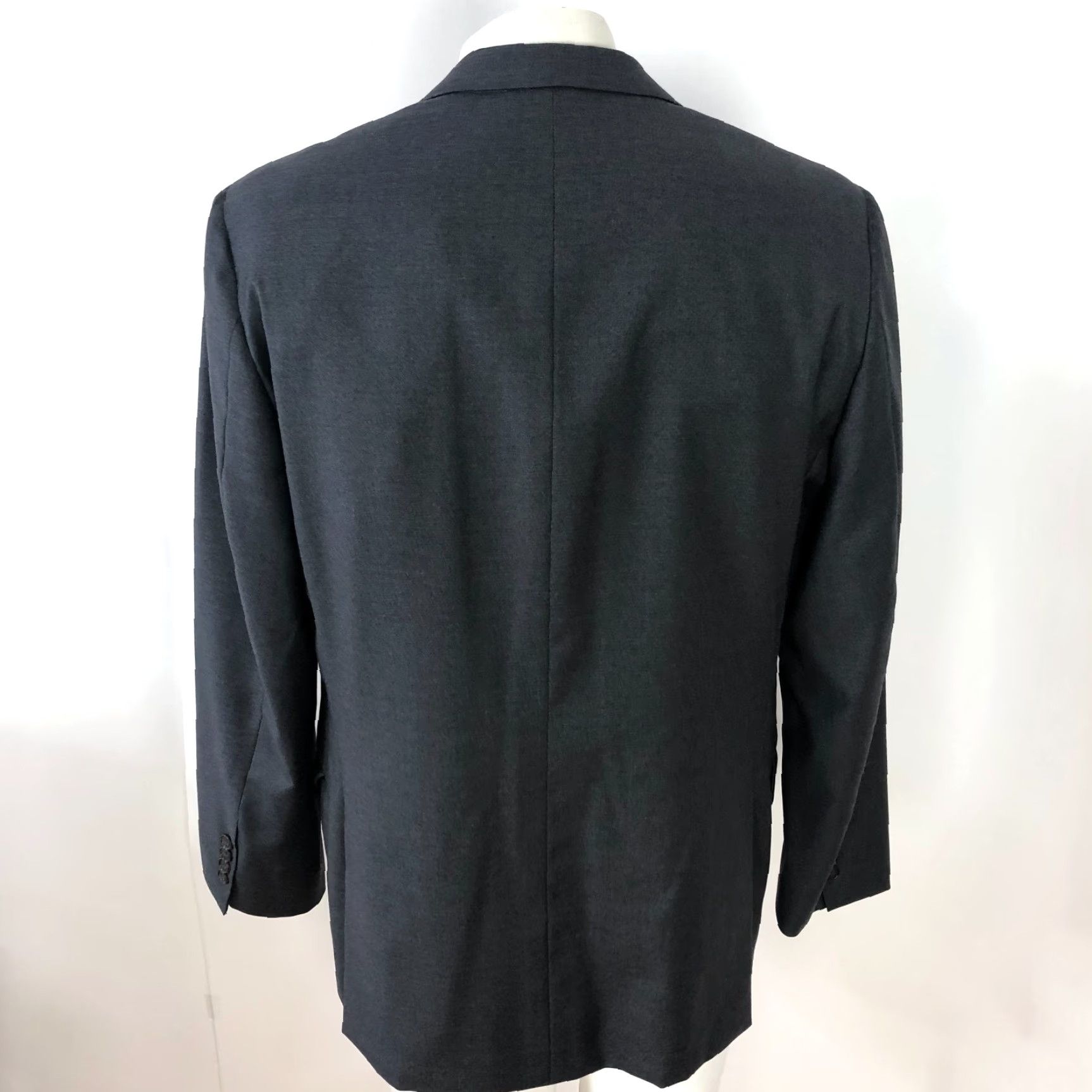 Vintage Hickey Freeman Blazer Sport Coat Jacket 40 Wool Gray Notch Single-Breasted 2-Button Loro Piana Ing. Loro Piana Mens Button Shirt? Size 40R - 3 Thumbnail