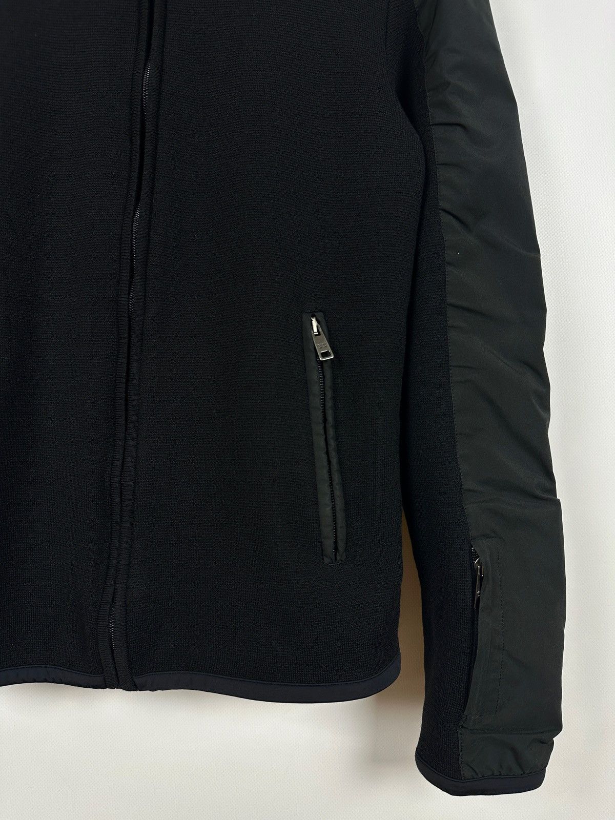 Prada Prada Red Tab Wool/Nylon Technical Knit Full Zip Jacket Size US M / EU 48-50 / 2 - 11 Thumbnail