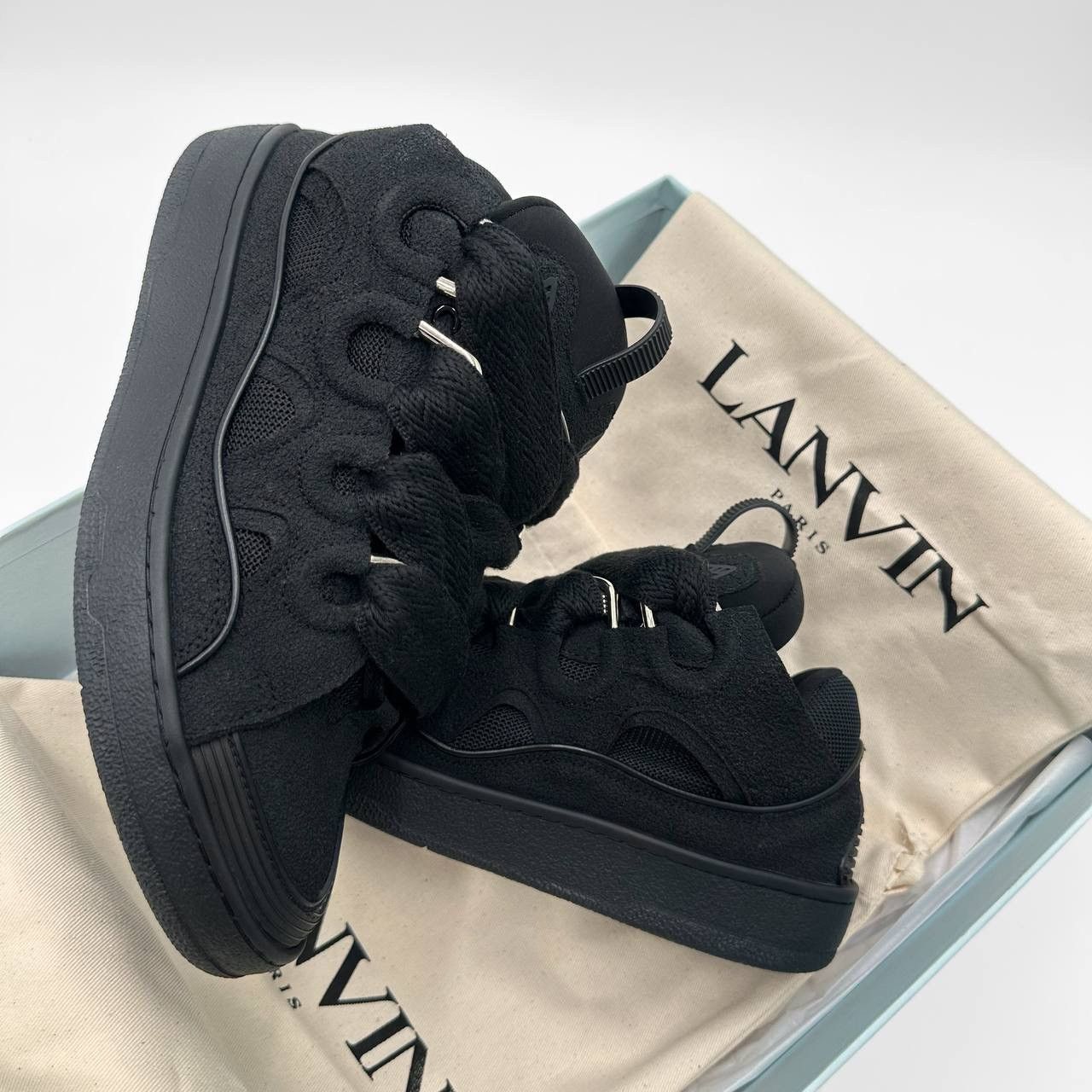 Lanvin Lanvin Curb Triple Black Size US 8 / EU 41 - 1 Thumbnail