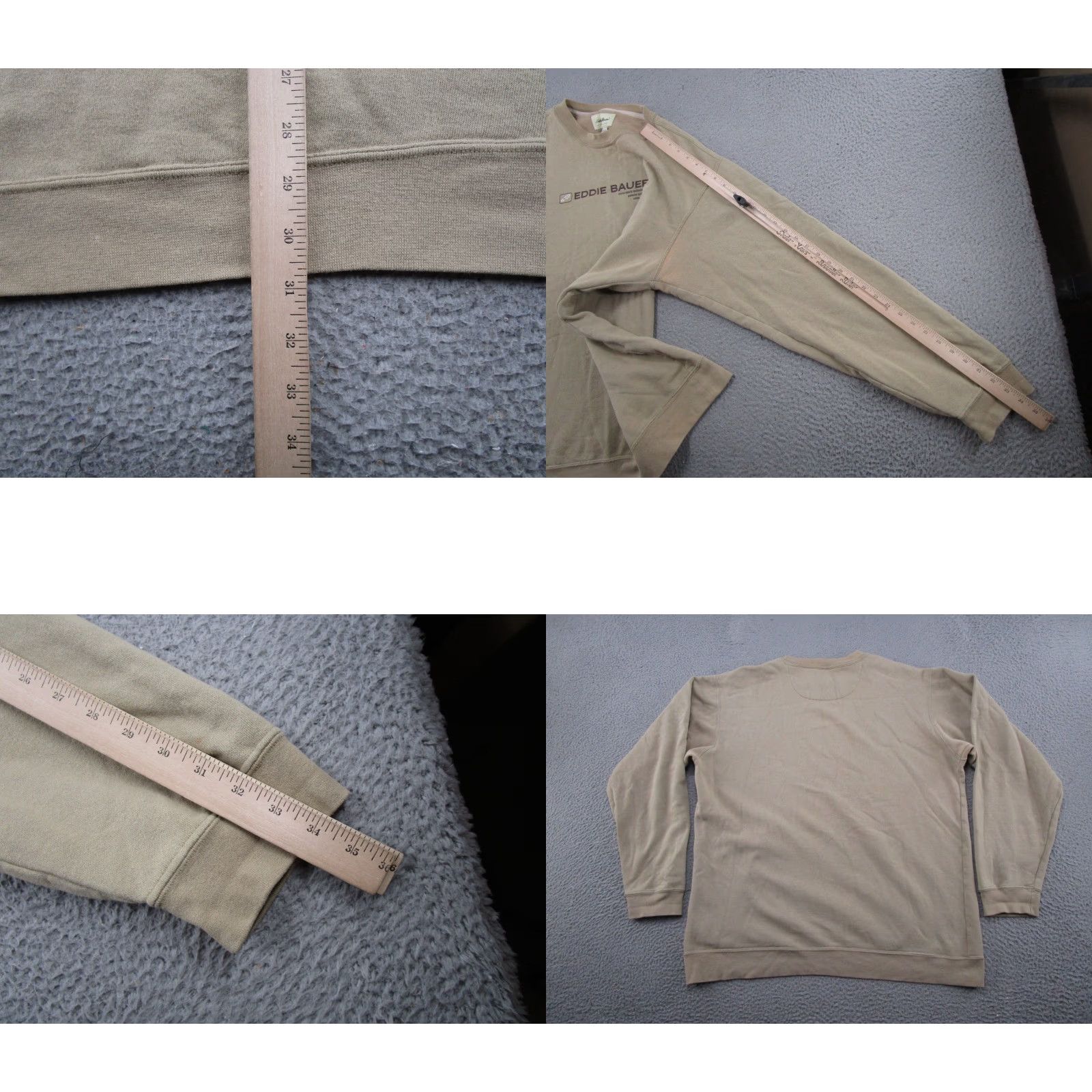 Eddie Bauer VINTAGE Eddie Bauer Crewneck Sweatshirt Mens XLT Tall Beige 90s Sports Pullover Size US XL / EU 56 / 4 - 8 Thumbnail