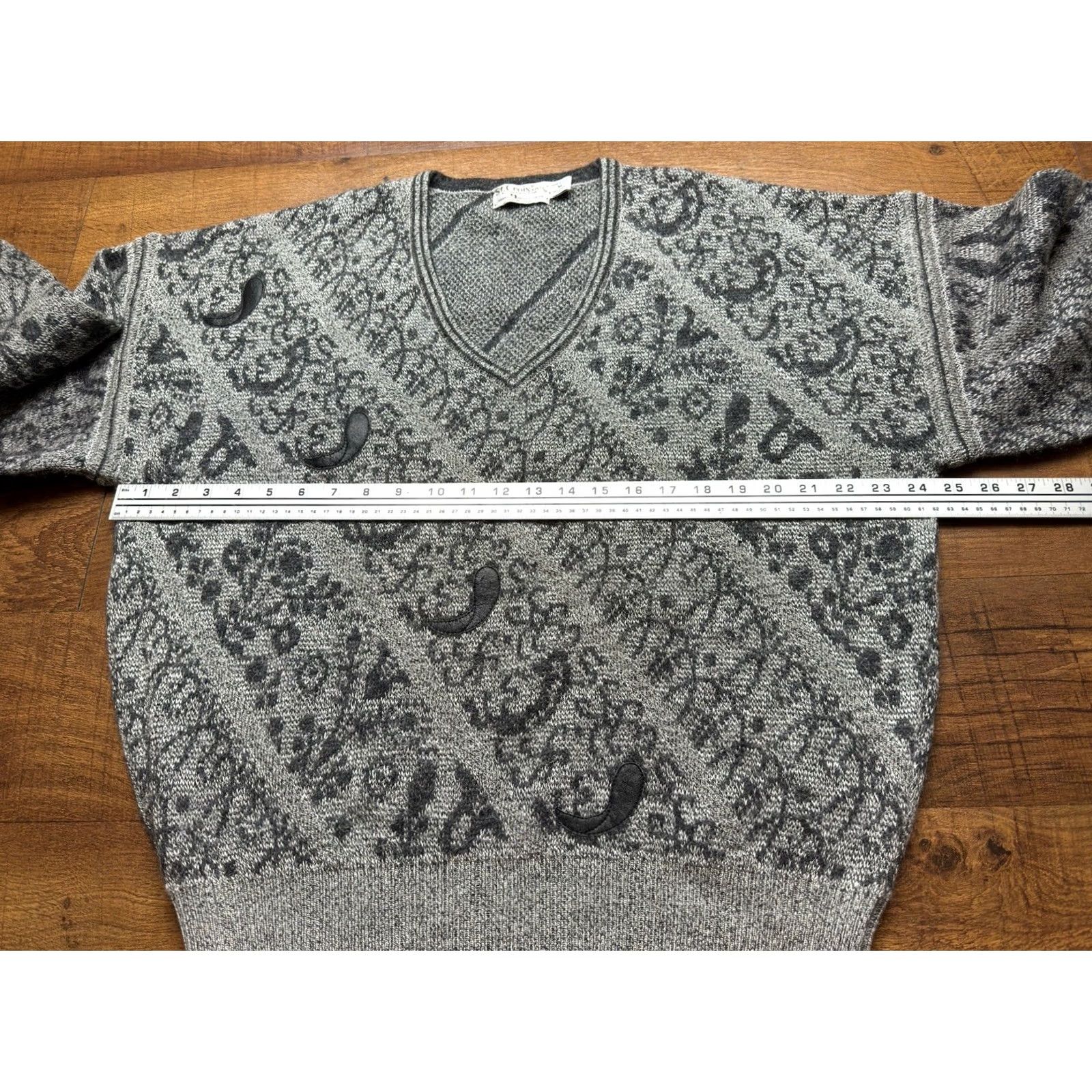 Coogi VTG St Croix Sweater Size Medium Mohair/Wool Knit Biggie Coogi Style 90s USA Mens Gray Crew Neck Pullover Size US M / EU 48-50 / 2 - 6 Thumbnail