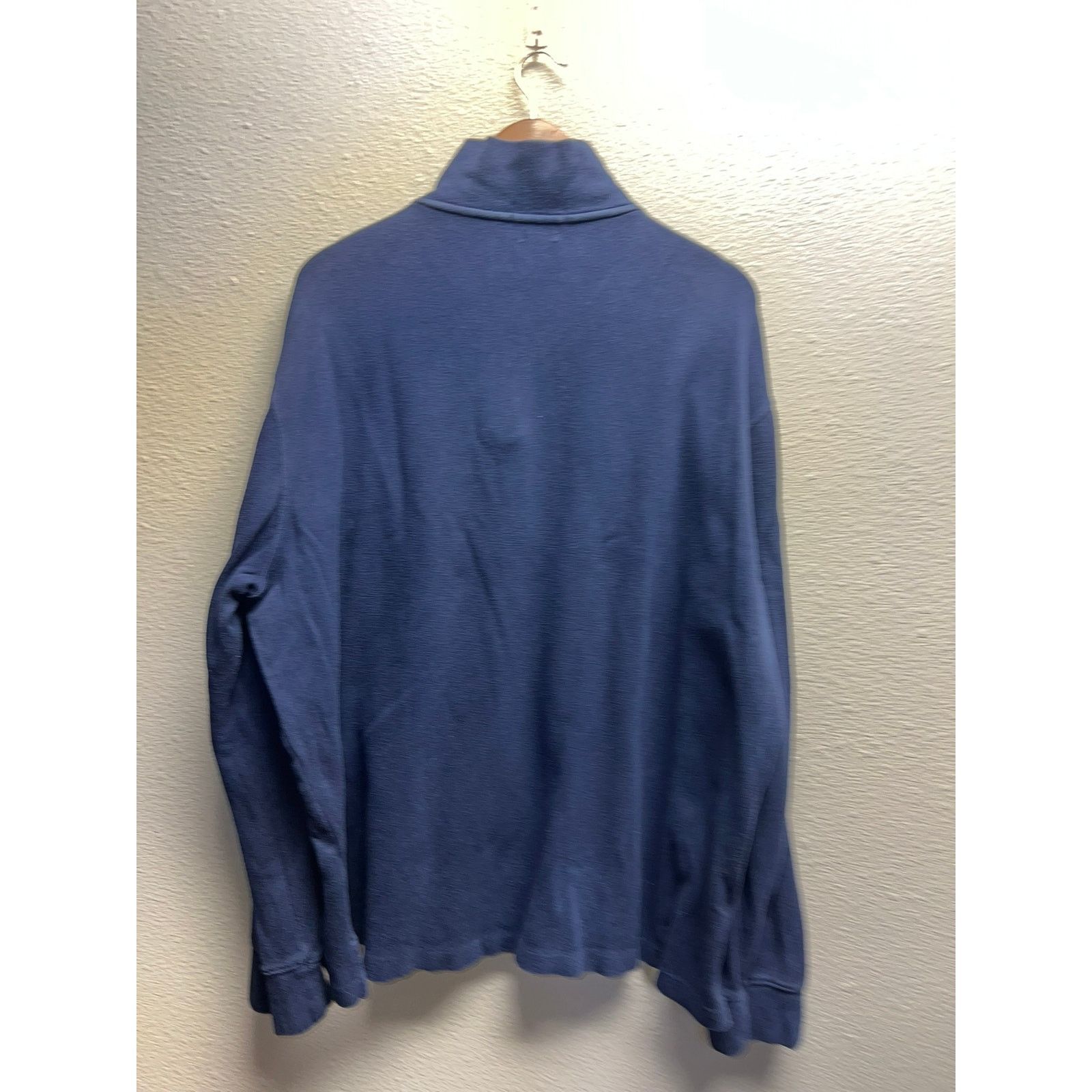 Vintage Polo Ralph Lauren Estate Rib Quarter Zip Sweatshirt PRL 2XL Size US XXL / EU 58 / 5 - 8 Thumbnail