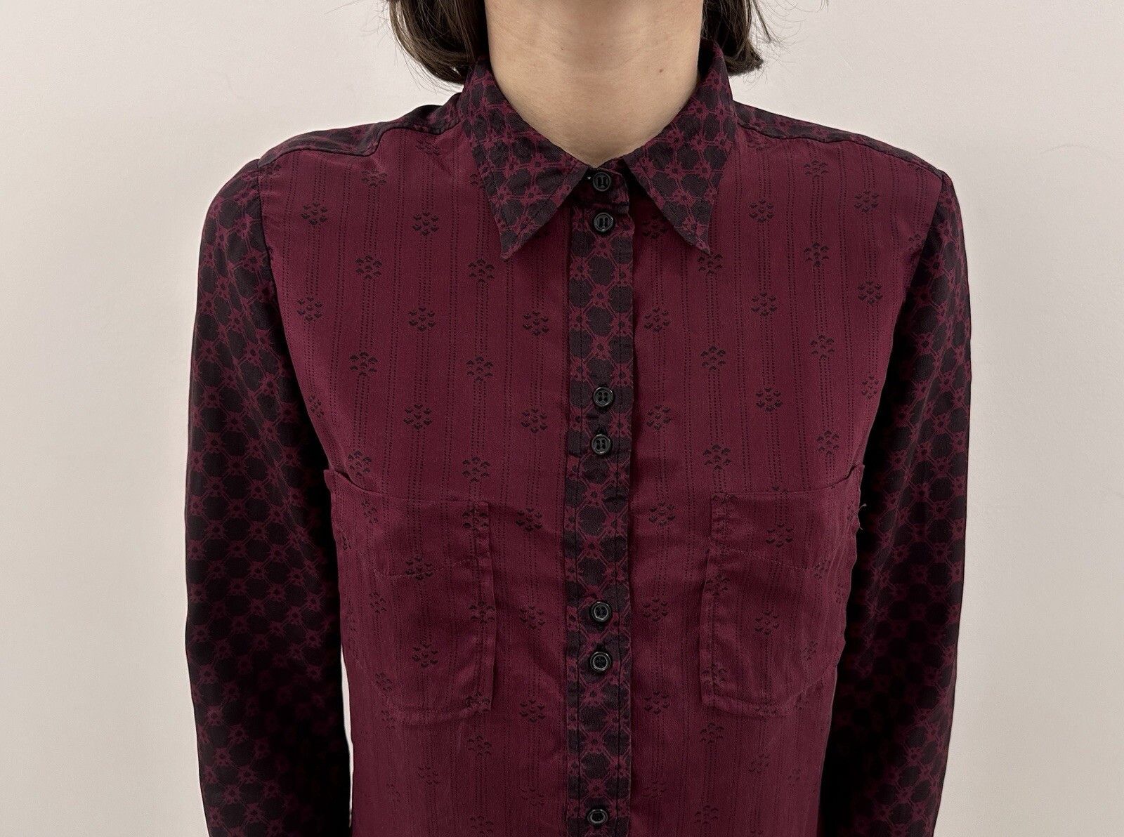 Isabel Marant DDP Isabel Marant Silk Shirt Top Blouse Size 38 Size XS / US 0-2 / IT 36-38 - 3 Thumbnail