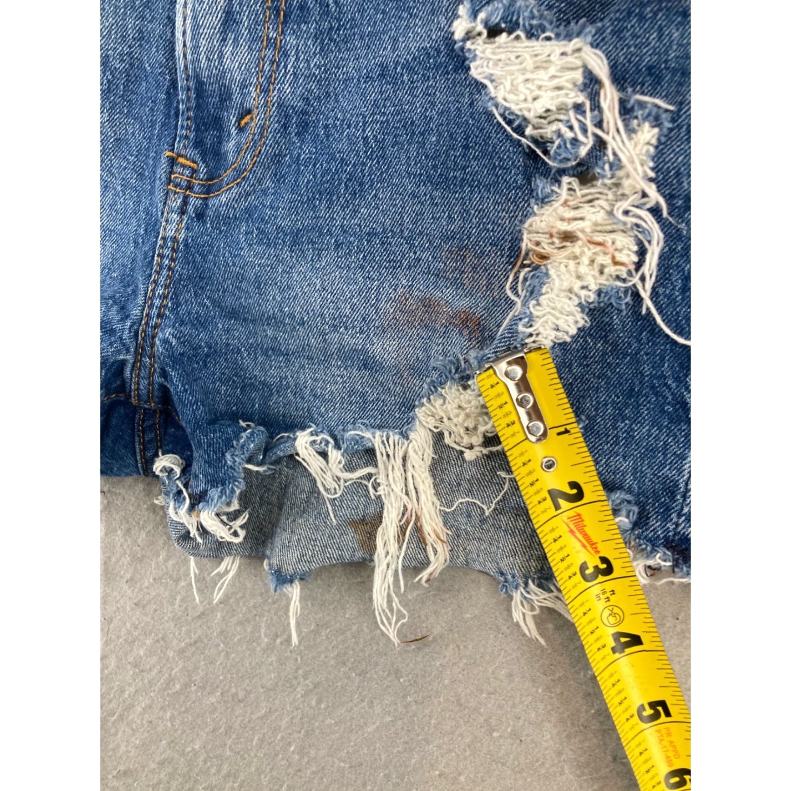 Abercrombie & Fitch Abercrombie & Fitch Womens Shorts High Rise Mom Denim 26 Blue 2 US Size 2 Adults Size 26" / US 2 / IT 38 - 7 Thumbnail