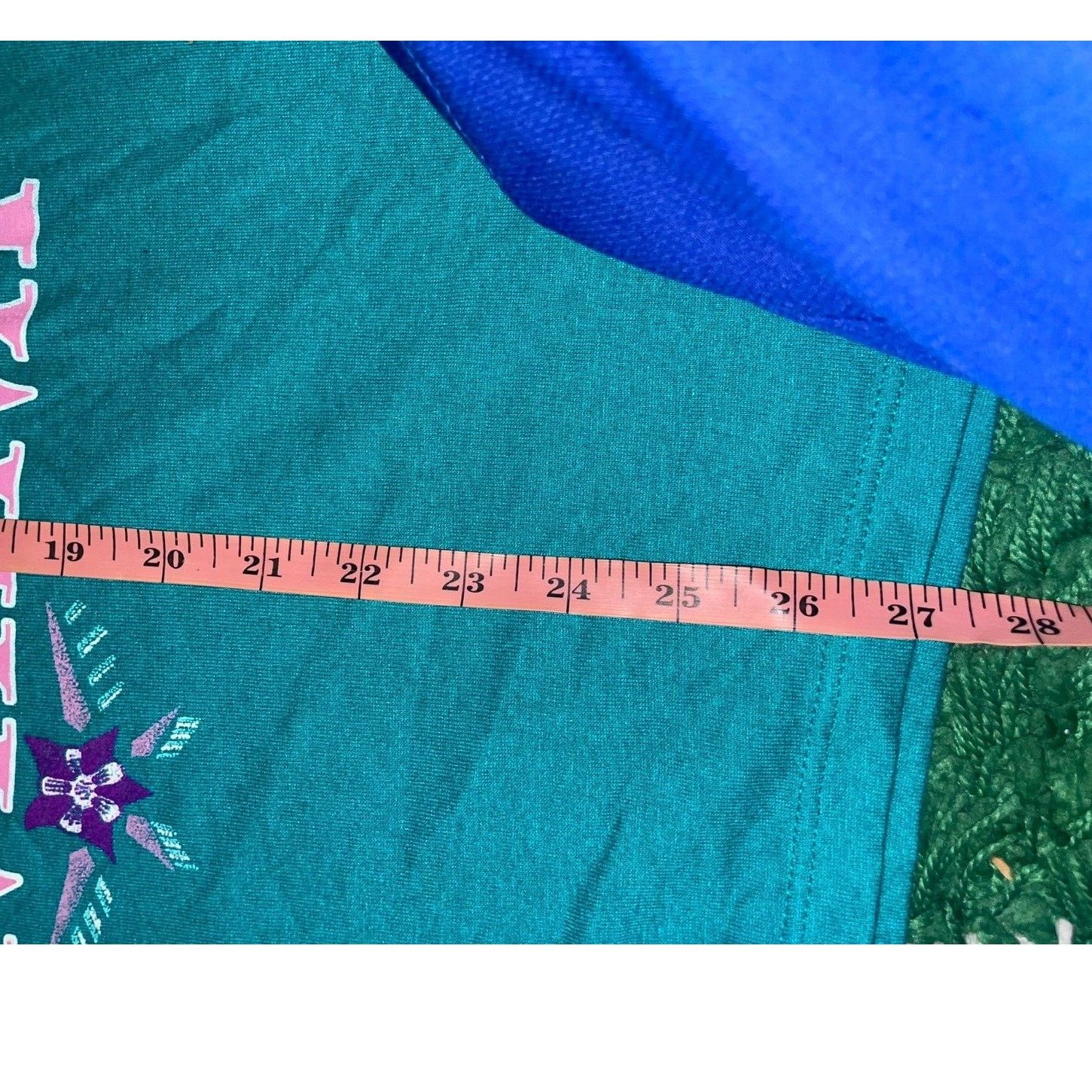 Jerzees 1980s Vintage Jerzees Montana Wildflower Teal Shirt 80s M Size US M / EU 48-50 / 2 - 14 Thumbnail
