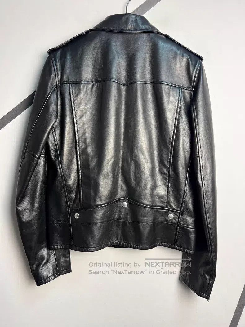 Saint Laurent Paris Saint Laurent Paris Motorcycle Leather Jacket i Size US M / EU 48-50 / 2 - 2 Thumbnail