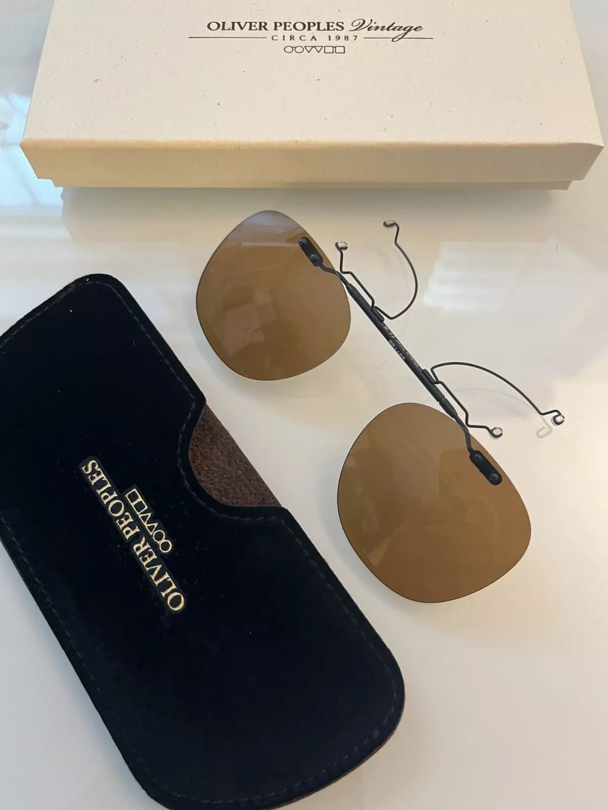 Oliver Peoples OLIVER PEOPLES FINLEY 1993 CLIP ON 50mm Size ONE SIZE - 1 Thumbnail