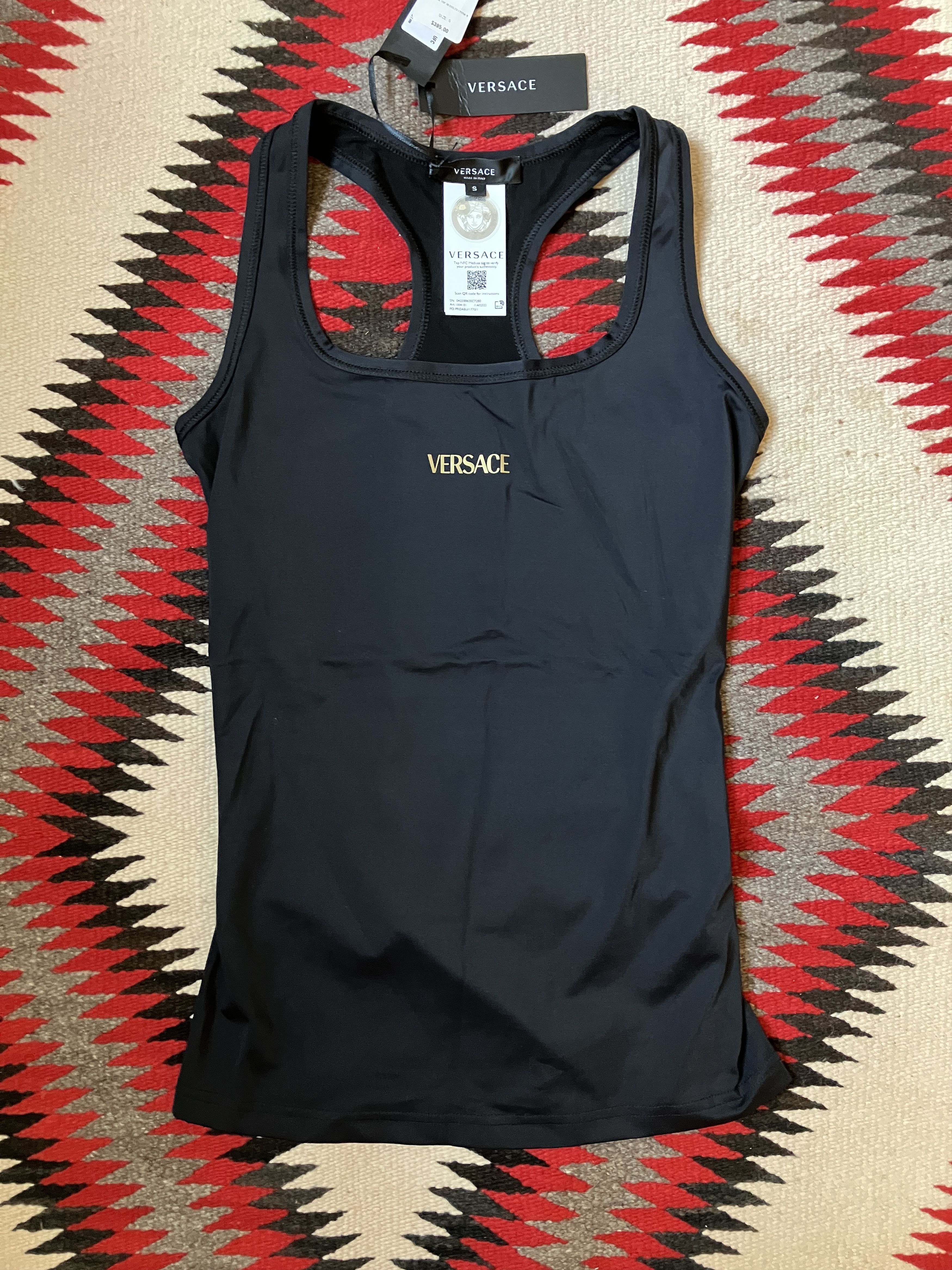 Versace Activewear Gym Stretch Tank Size S / US 4 / IT 40 - 1 Thumbnail